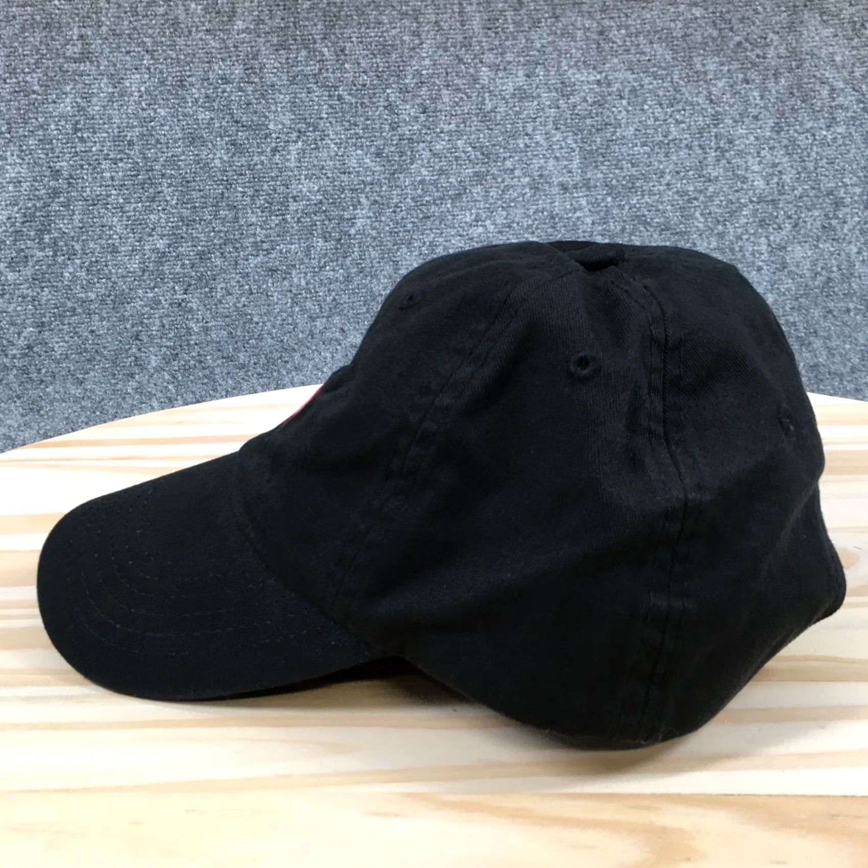 Logo 7 Submit Baseball Cap Unisex Black OS Adjustable Curved Brim Embroidered Logo Size ONE SIZE - 5 Thumbnail