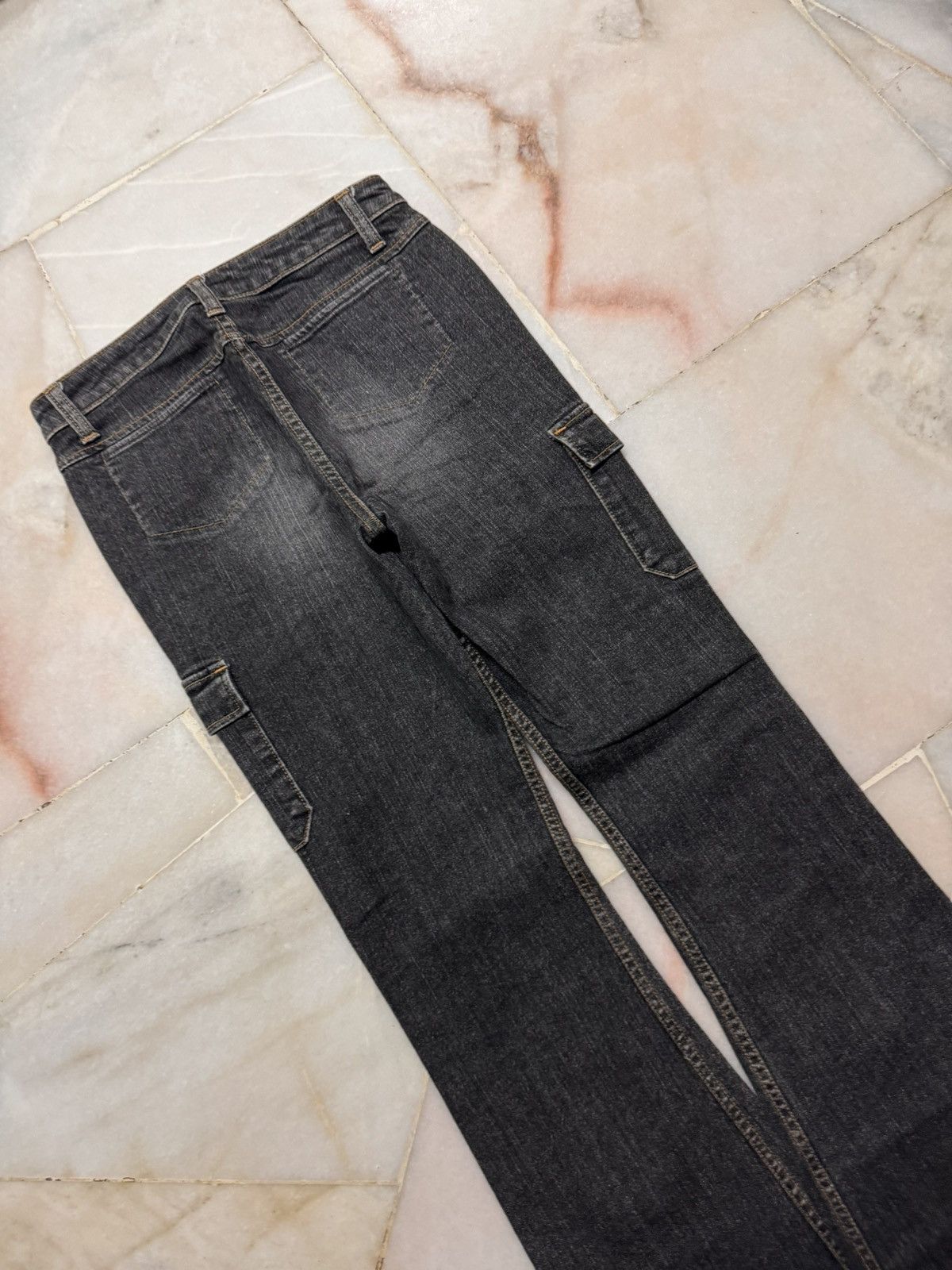 Tornado Mart ARCHIVES 1990s JAPANESE BELL BOTTOM CARGO FADES Size US 26 / EU 42 - 12 Thumbnail