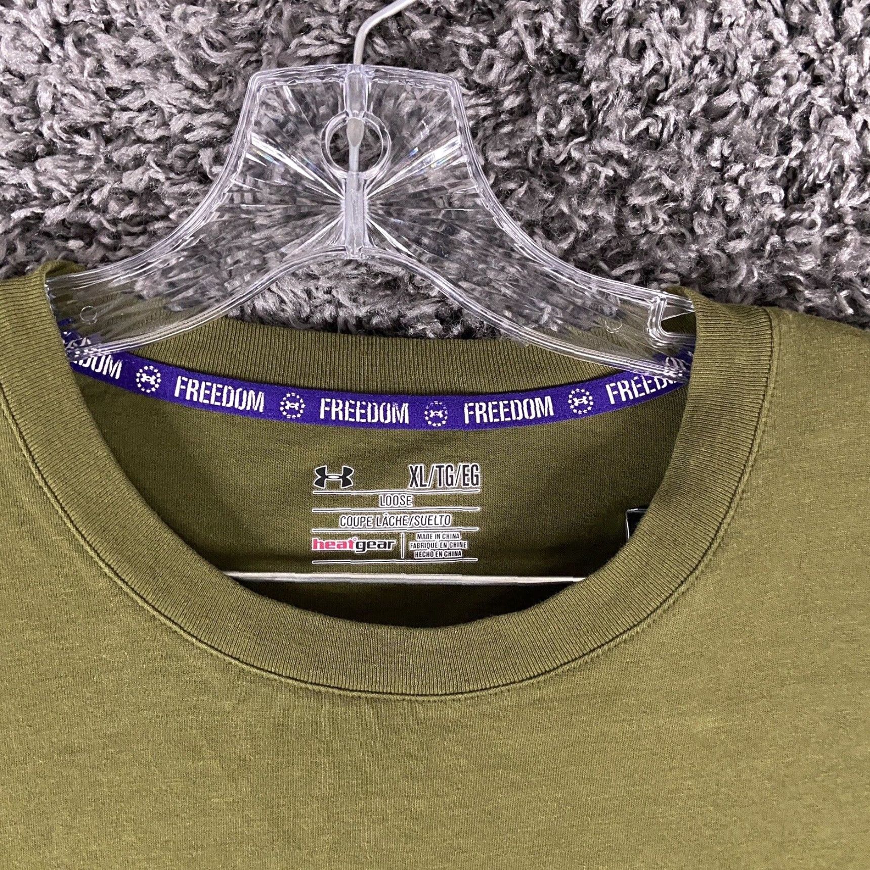 Under Armour Under Armour Graphic Tee Men's XL Green Freedom Size US XL / EU 56 / 4 - 6 Thumbnail