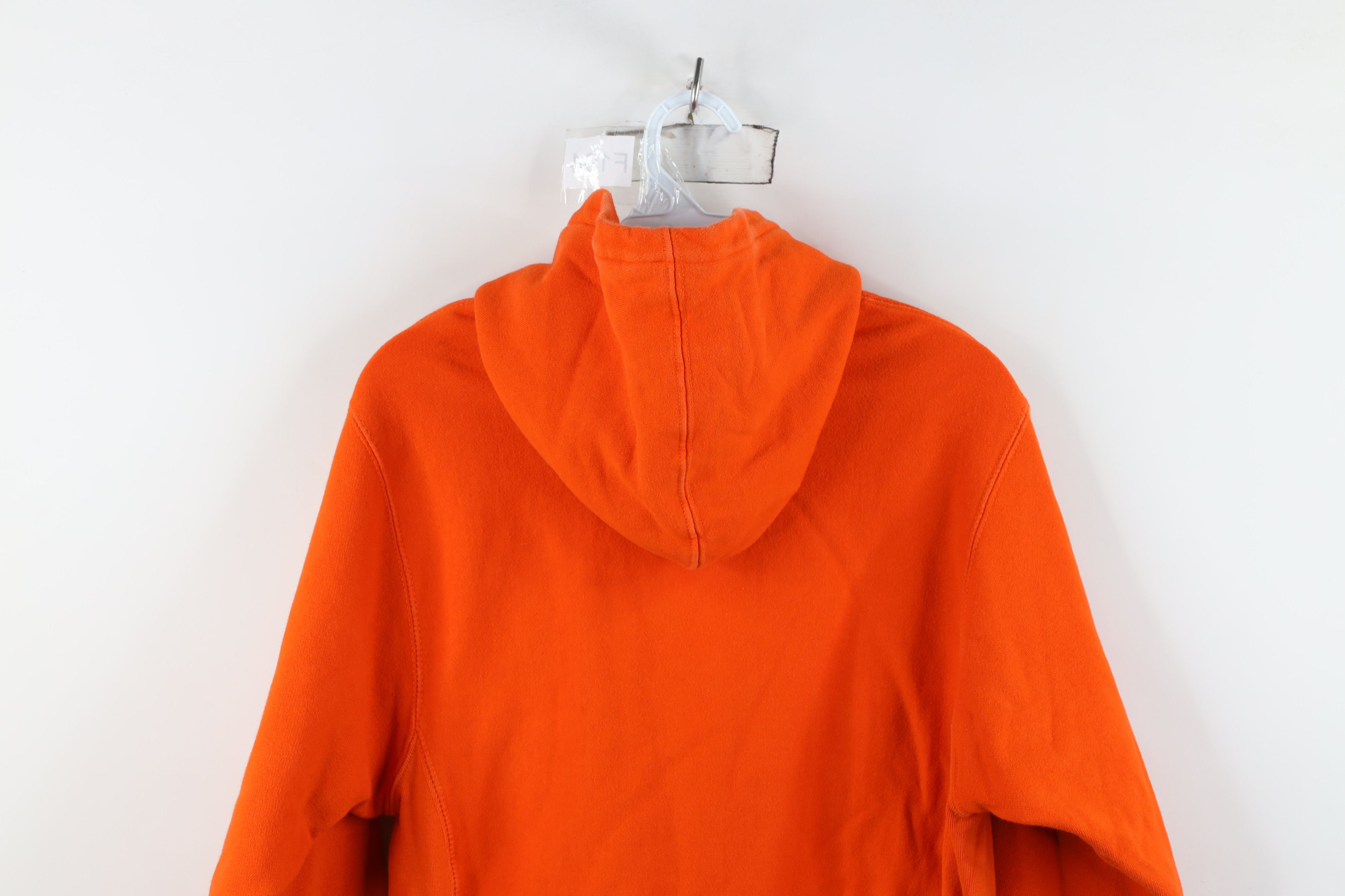 Vintage Vintage 90s Green State University Heavyweight Hoodie Orange Size XS / US 0-2 / IT 36-38 - 13 Thumbnail