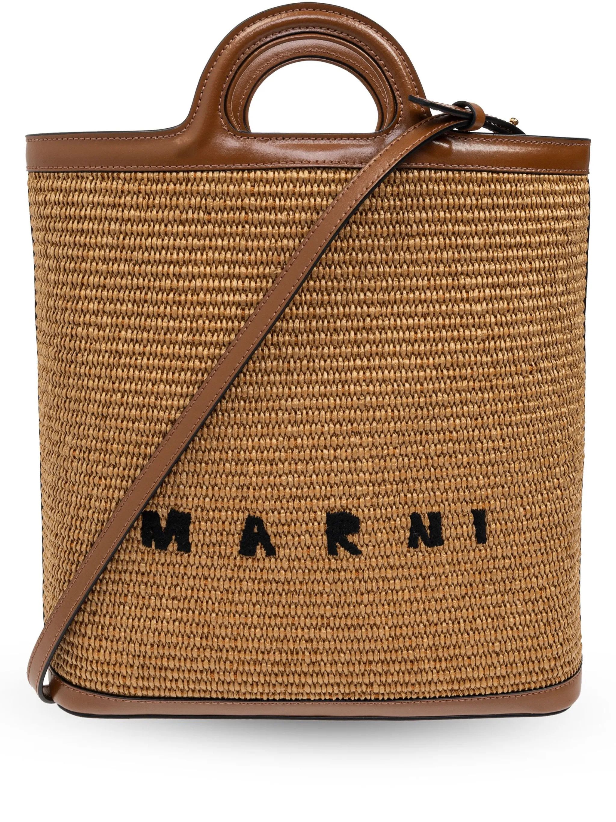 Marni o1s22i1n0525 Size: OS / Tropicalia Handbag in Brown Size ONE SIZE - 1 Thumbnail