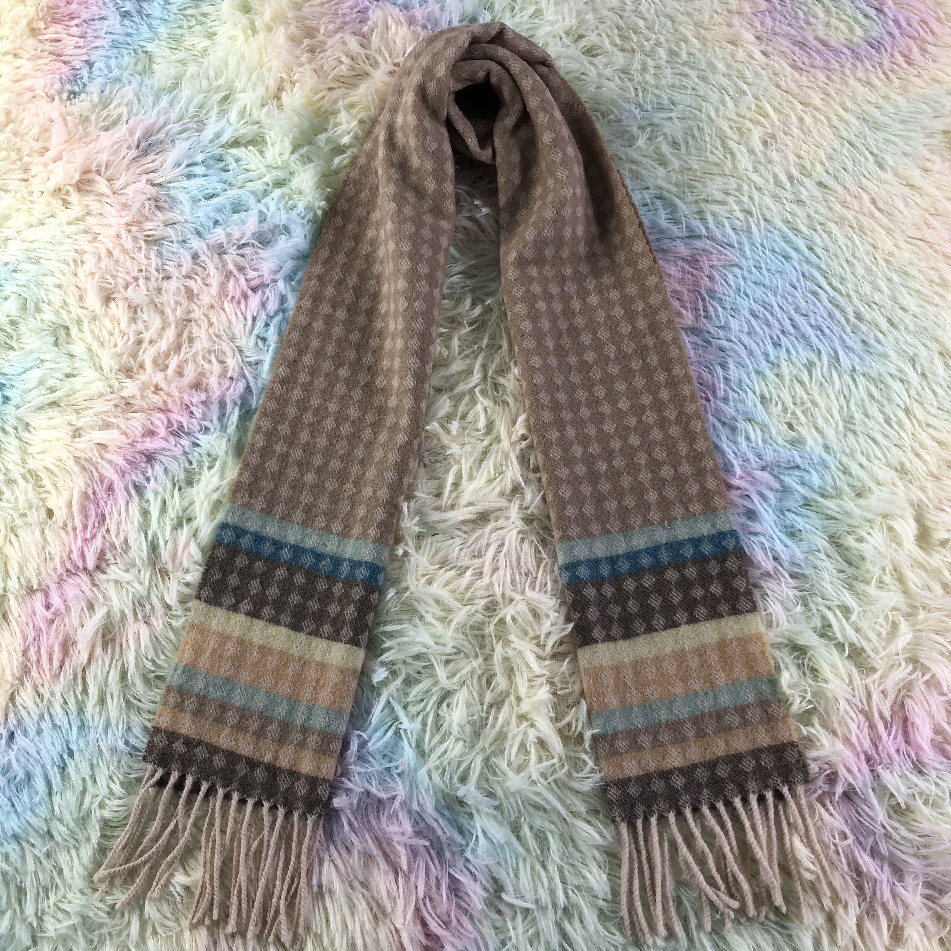 Vintage Glen Prince Scarf / Muffler / Neckwear - KM492 Size ONE SIZE - 1 Thumbnail