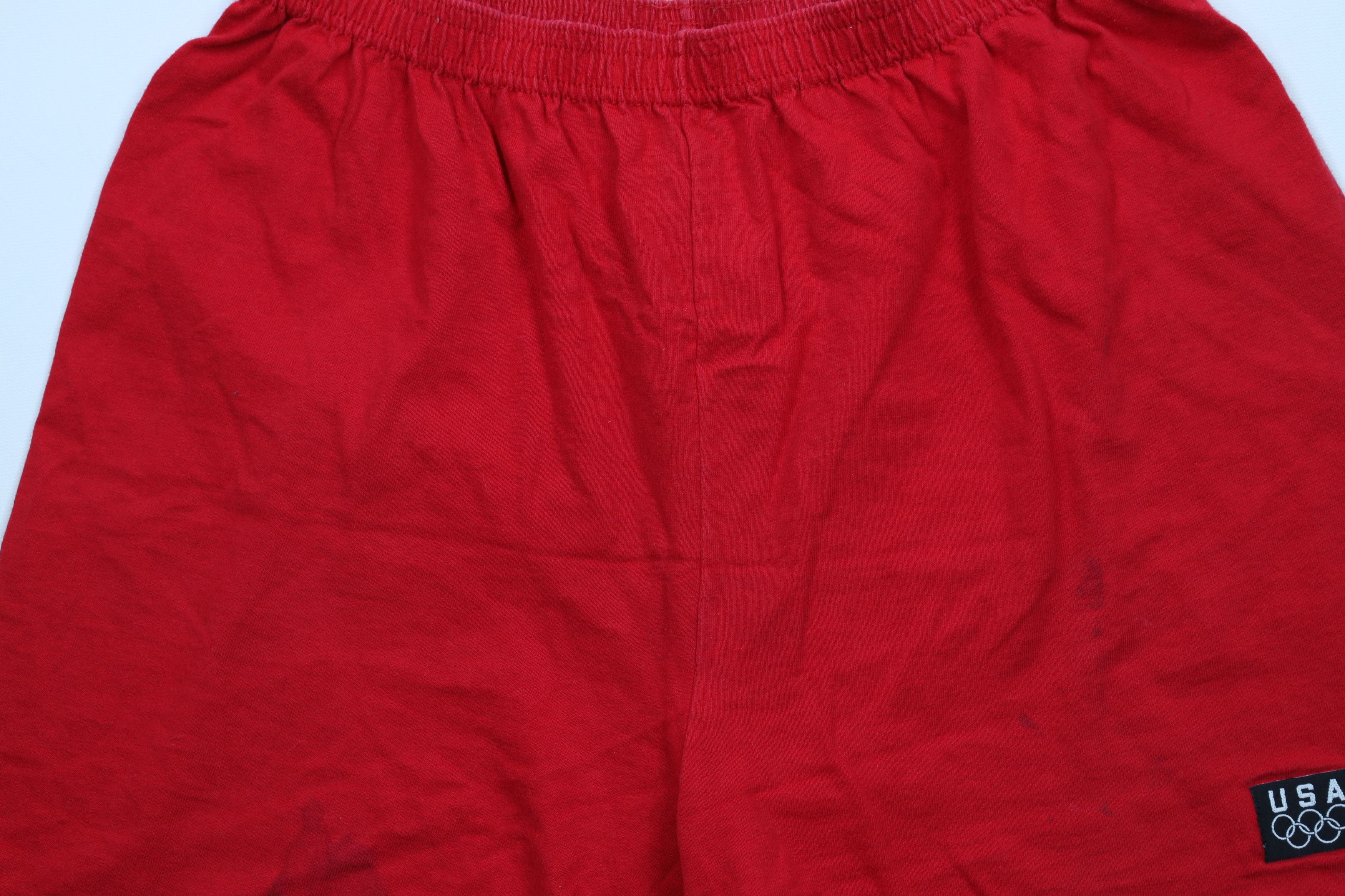 Vintage Vintage 90s USA Olympics Spell Out Above Knee Shorts USA Size US 32 / EU 48 - 3 Thumbnail