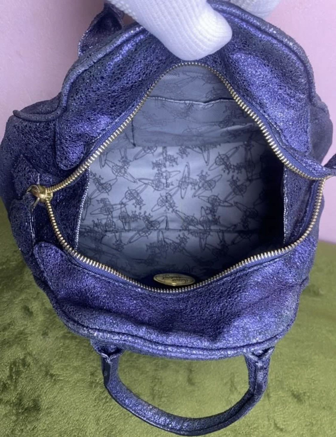 Vivienne Westwood Vivienne Westwood orb glitter bag Size ONE SIZE - 6 Thumbnail