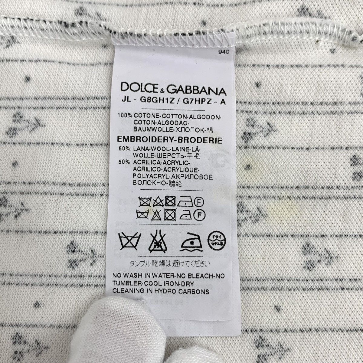 Dolce & Gabbana Dolce & Gabbana Floral Pistol Embroidered Polo Shirt K26WX Size US L / EU 52-54 / 3 - 7 Thumbnail