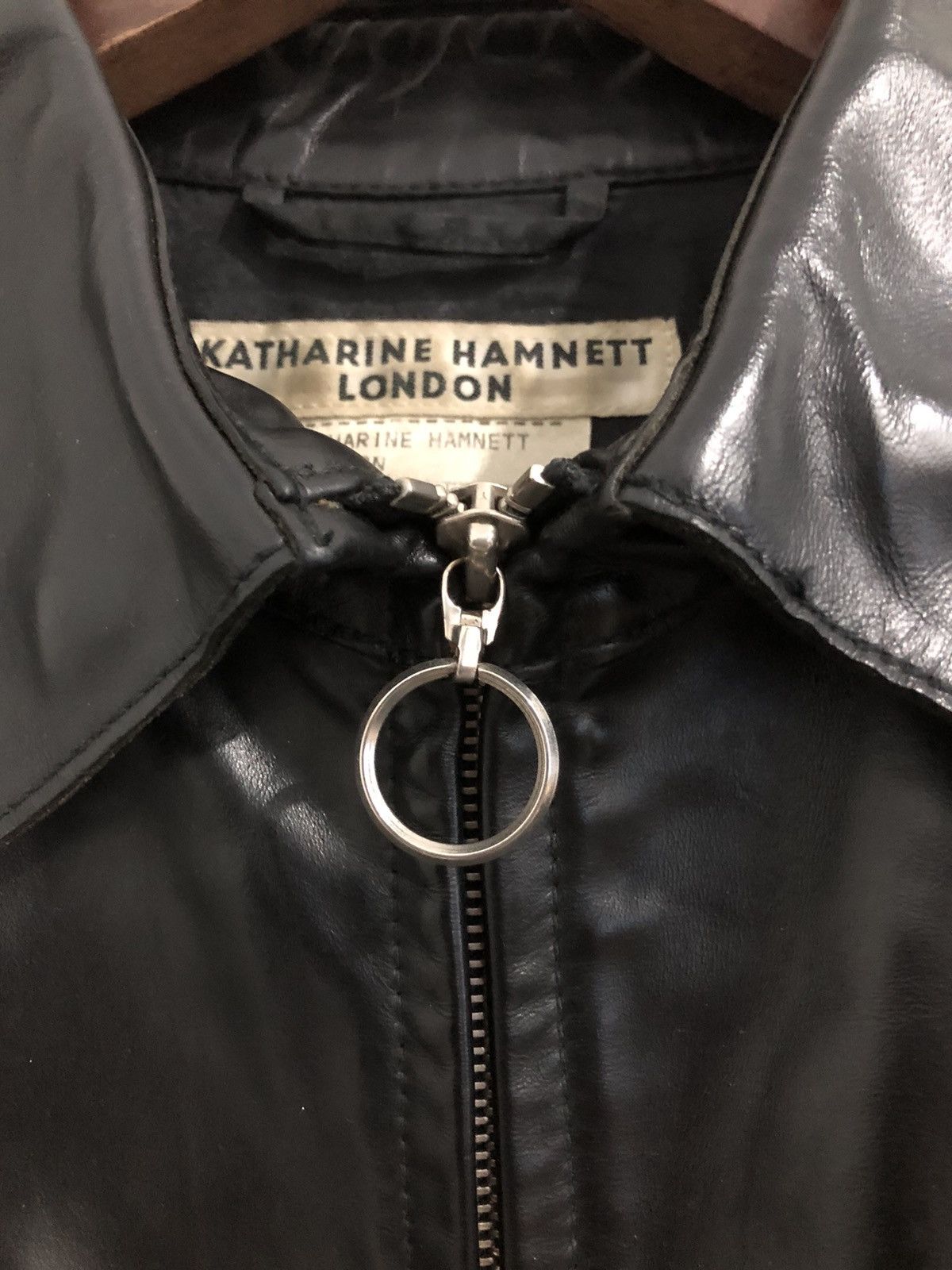Katharine Hamnett London Y2K KATHARINE HAMNETT HORSE LEATHER JACKET (UNISEX) Size US S / EU 44-46 / 1 - 10 Thumbnail