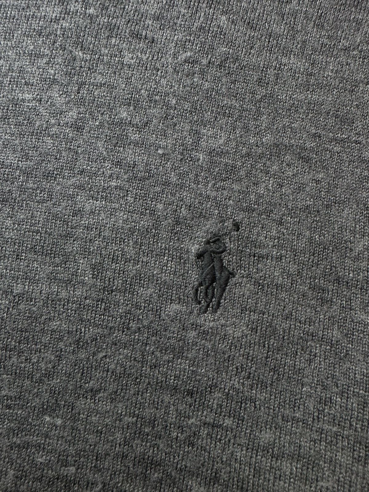 Polo Ralph Lauren Polo Ralph Lauren Merino Wool Slim Fit premium Sweater Grey Size US L / EU 52-54 / 3 - 4 Thumbnail