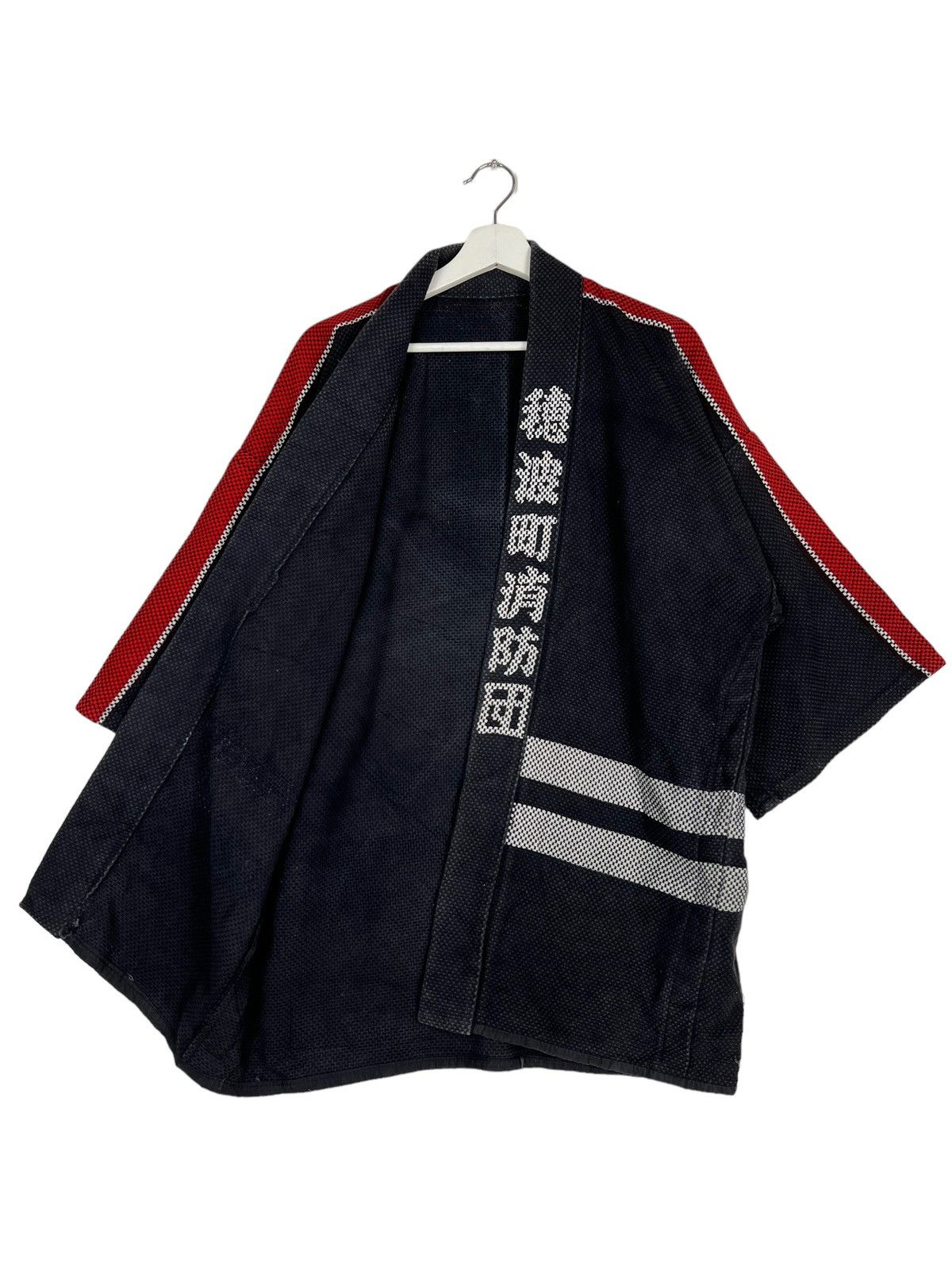 Indigo 🔥 1960s RARE VINTAGE INDIGO KIMONO HANTEN JACKET Size US L / EU 52-54 / 3 - 2 Thumbnail
