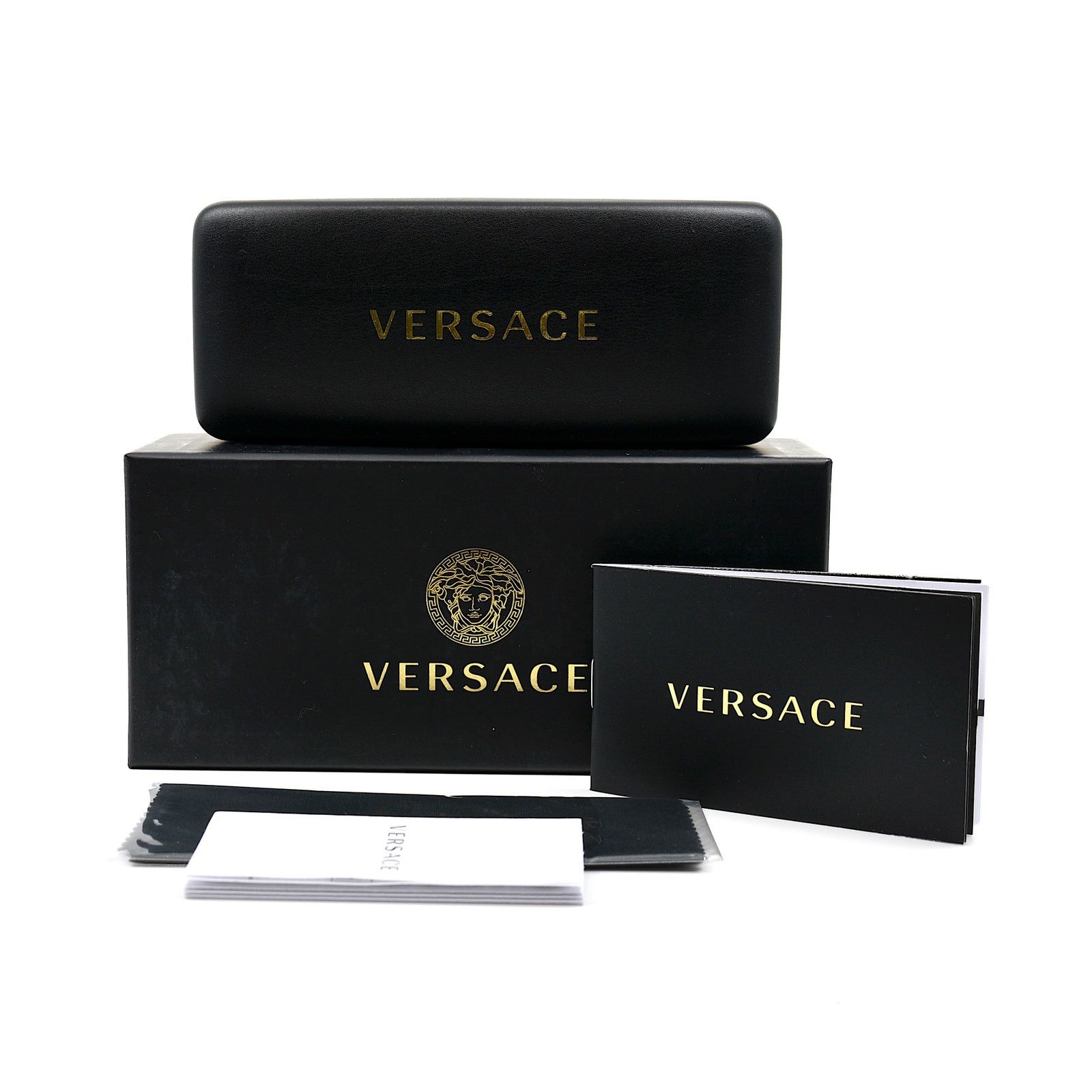 Versace NEW VERSACE VE3329B GB1 BLACK AUTHENTIC EYEGLASSES FRAME Size ONE SIZE - 16 Thumbnail