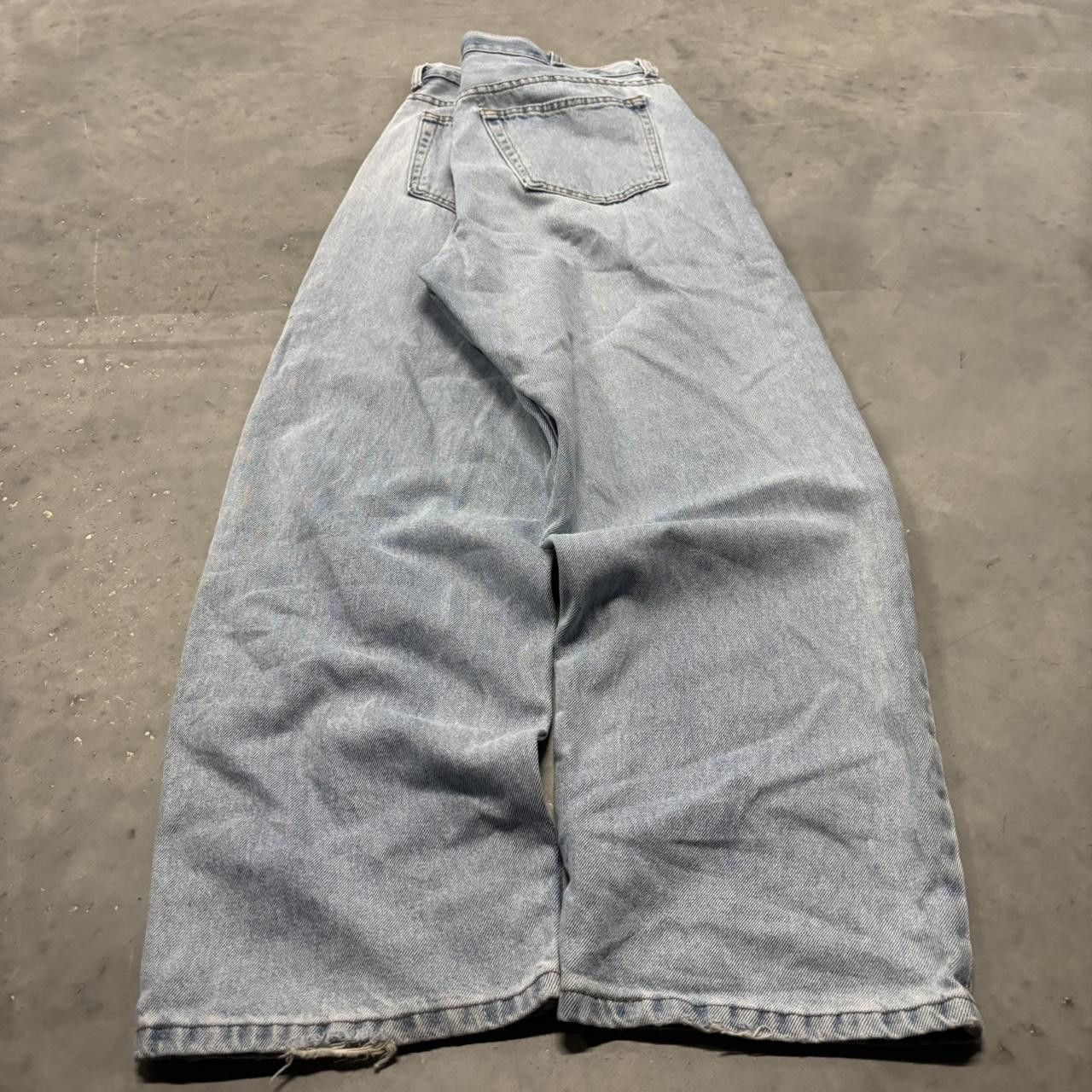 Japanese Brand × Vintage Crazy Vintage Y2K/2000s Light Wash Essential Denim Jeans! Size US 36 / EU 52 - 4 Thumbnail
