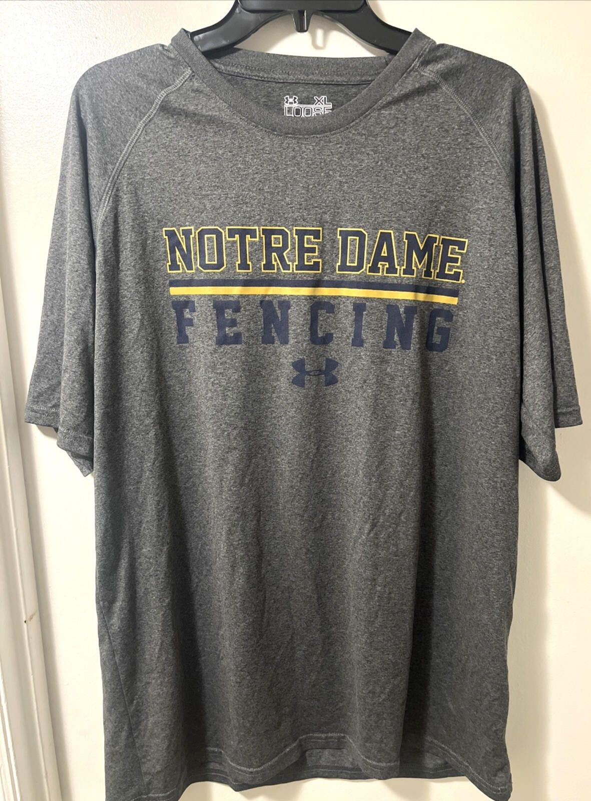 Under Armour XL Notre Dame Fighting Irish Fencing Under Armour Tee Size ONE SIZE - 1 Thumbnail
