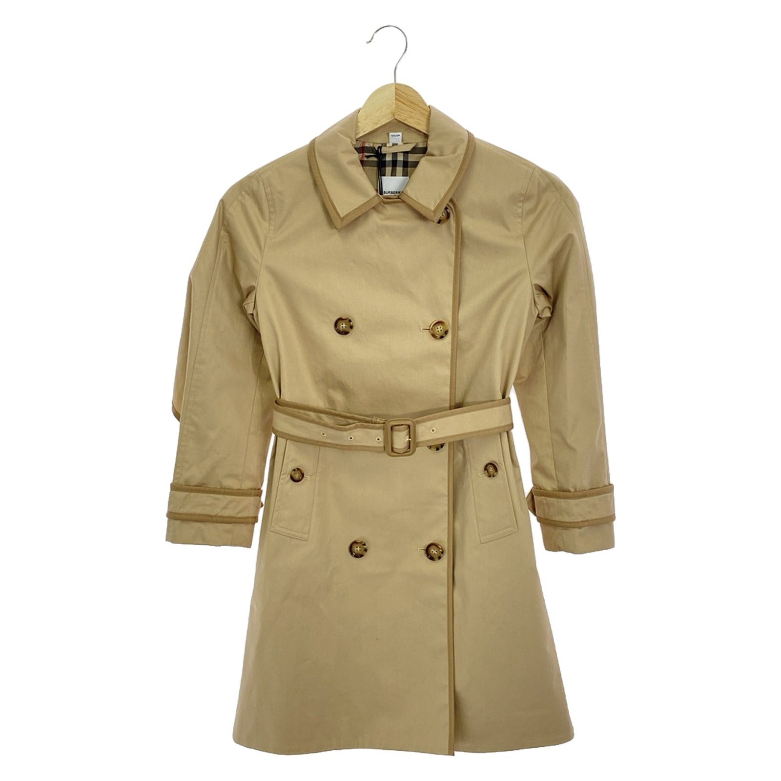 Burberry Burberry Coat Trench Cotton Beige Size ONE SIZE - 1 Thumbnail