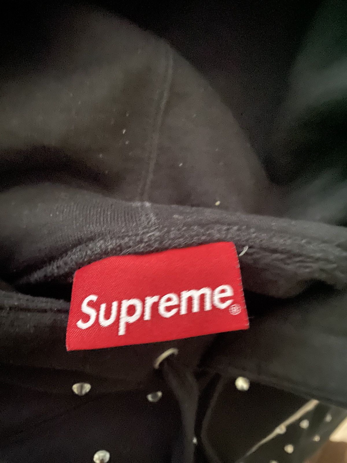 Supreme Supreme team rhinestone hoodie Size US XXL / EU 58 / 5 - 4 Thumbnail