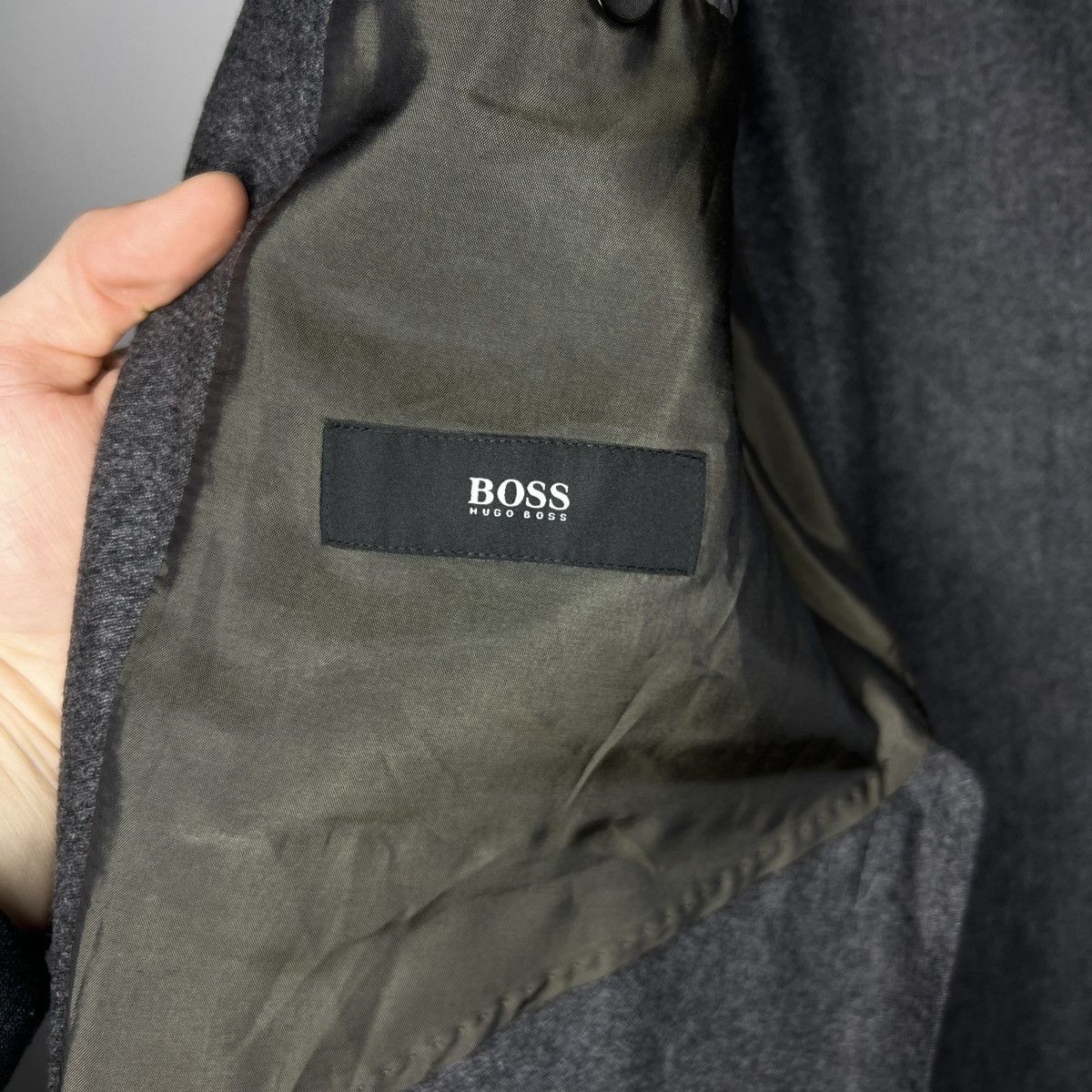 Colombo × Designer × Hugo Boss "Colombo" Wool Travel Blazer Jacket Wool Cashmere Size 38R - 10 Thumbnail