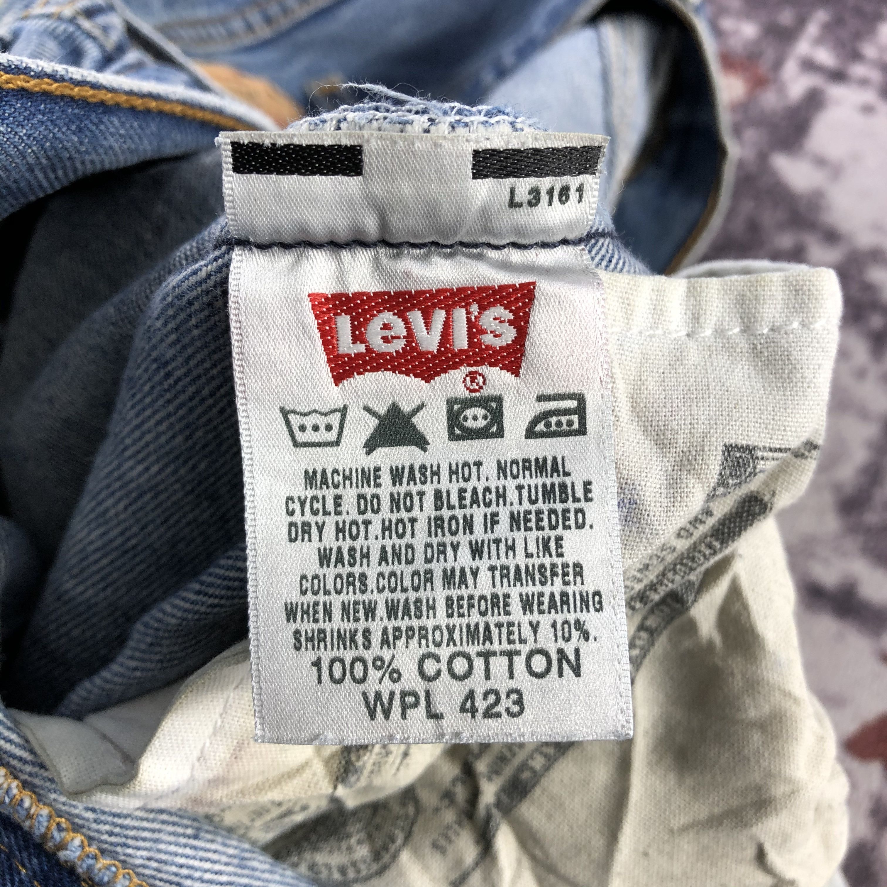 Levi's Vintage Blue Wash Levis 501 Jeans-JM3132 Size US 41 - 13 Thumbnail