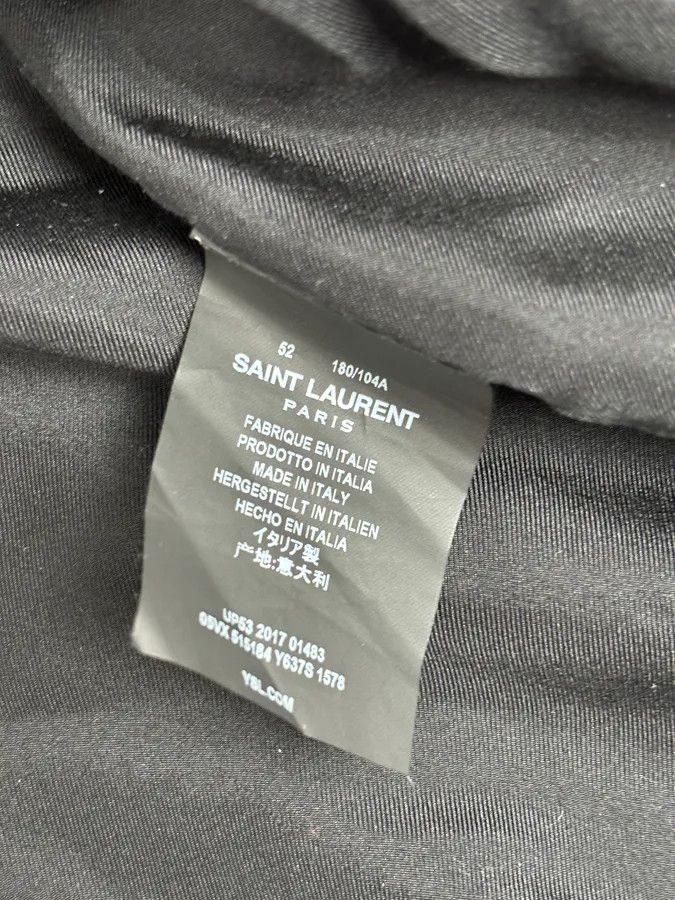 Saint Laurent Paris AW2017 Saint Laurent Black Multicolor Panther Teddy Jacket Size US M / EU 48-50 / 2 - 13 Thumbnail