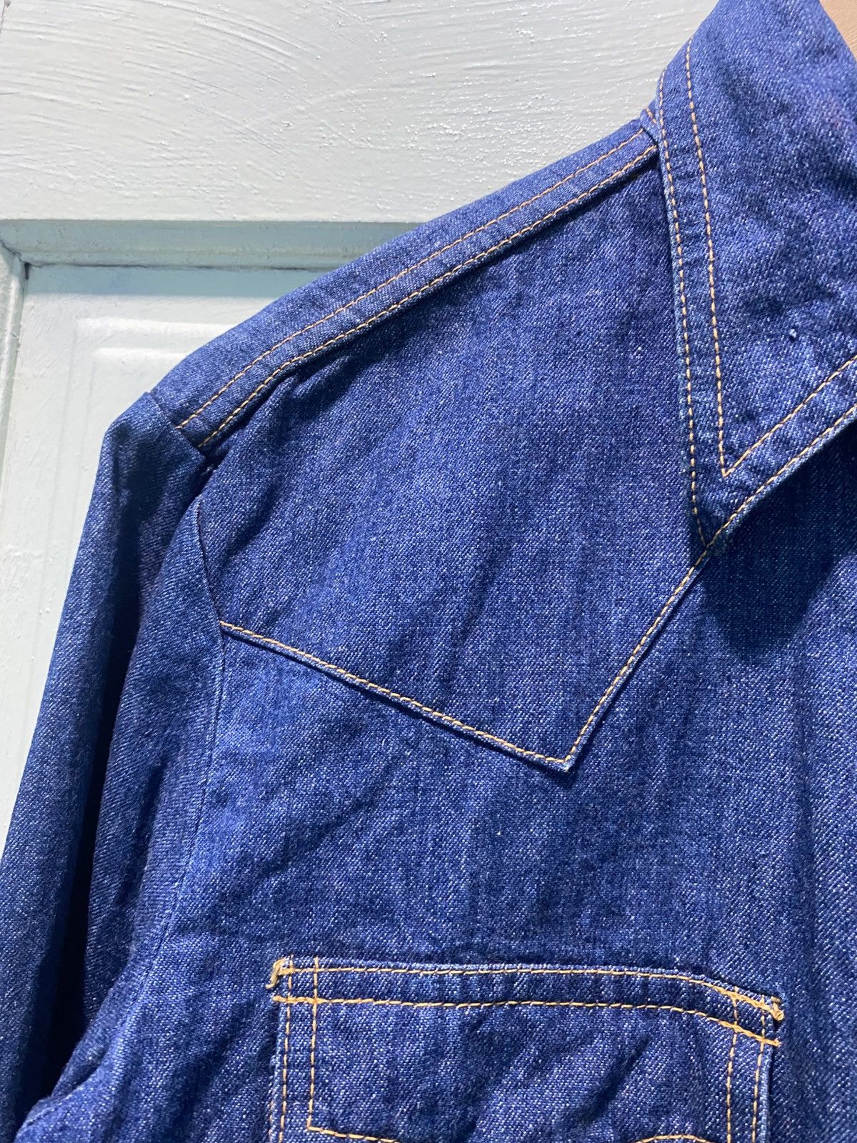 Wrangler Vintage 90s Wrangler Denim Western Shirt Size US M / EU 48-50 / 2 - 7 Thumbnail