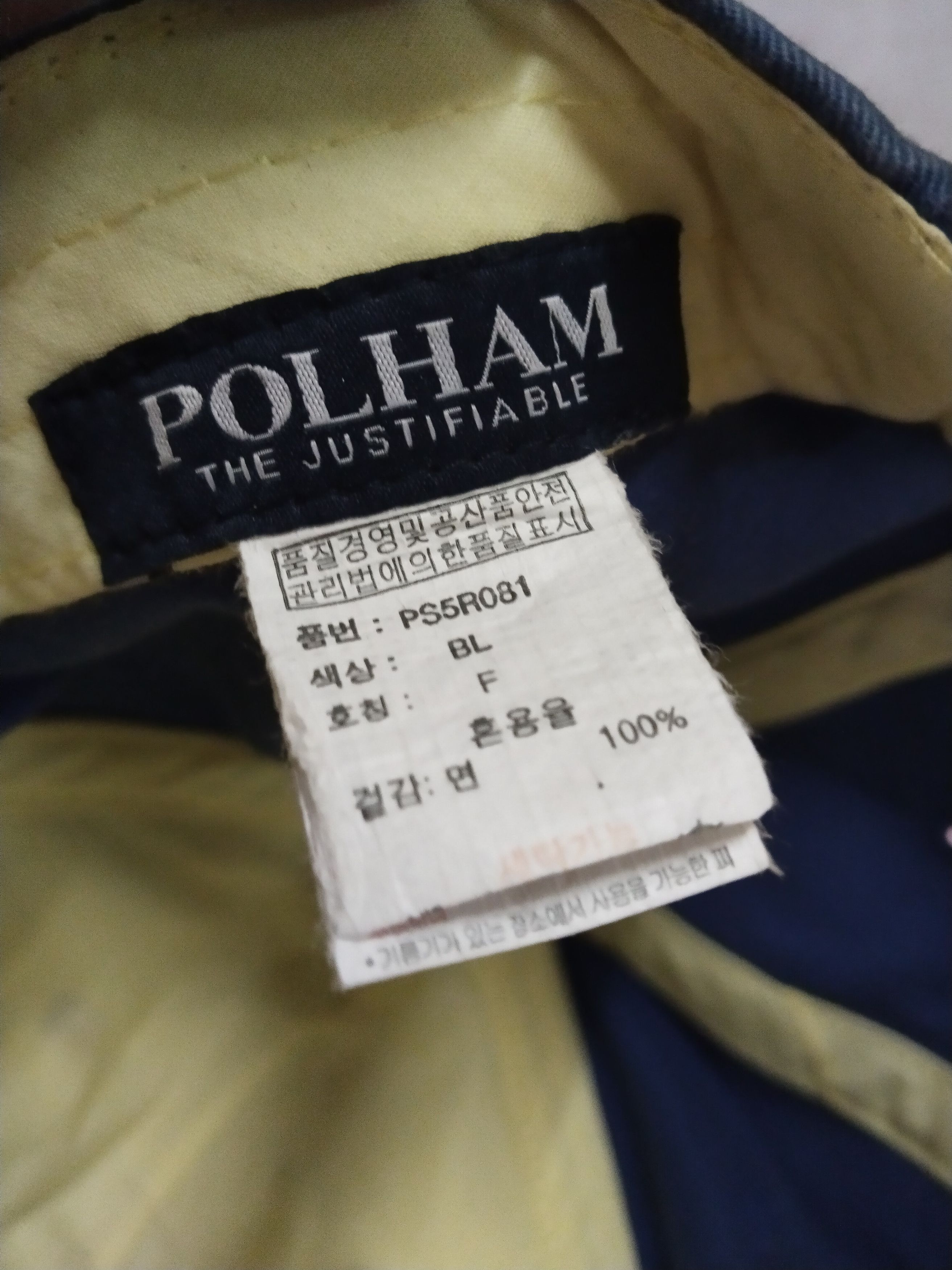 Designer VINTAGE SUN FADED POLHAM CAP ADJUSTABLE CLIP Size ONE SIZE - 6 Thumbnail