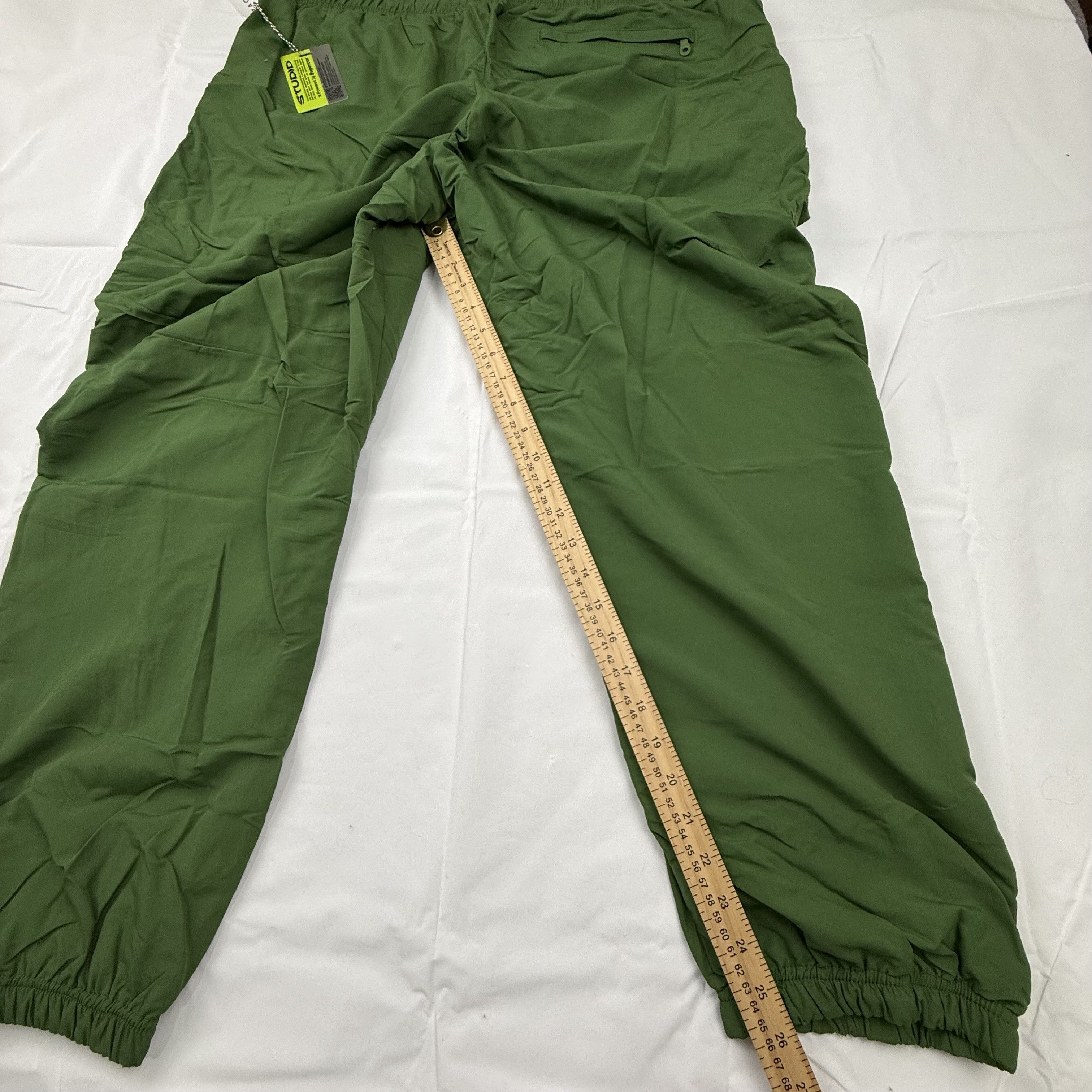 Supervsn Studio Powered by Supervsn Mens Nylon Track Jogger Pants Size US 41 - 8 Thumbnail