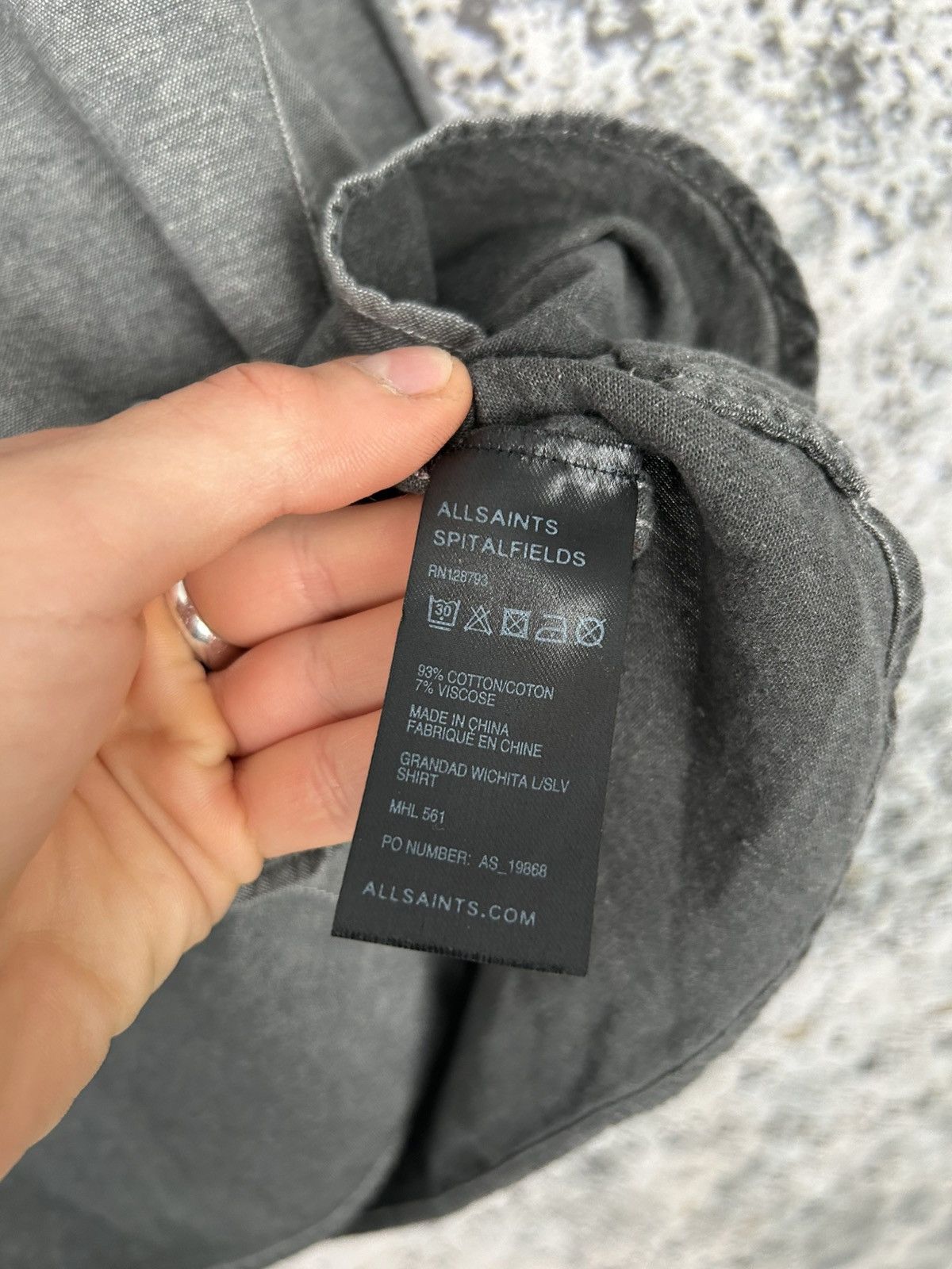 Other Allsaints Grunge Avant Garde Shirt Designer Deconstructed Size US S / EU 44-46 / 1 - 6 Thumbnail