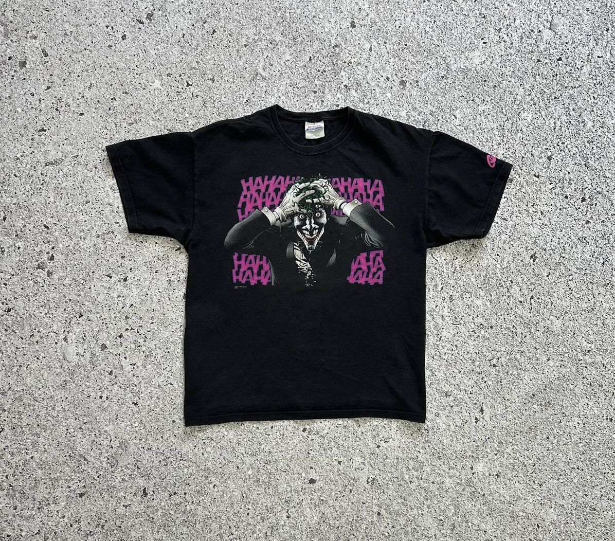 DC Comics × Vintage Vintage 2009 DC Comics Joker HAHA Movie Cartoon T-Shirt Size US L / EU 52-54 / 3 - 2 Thumbnail