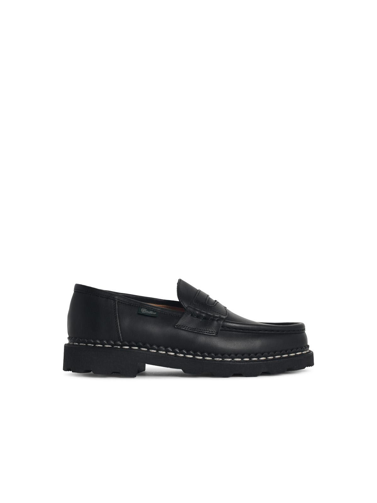 Paraboot PARABOOT 'Reims' Smooth Black Leather Loafers Size US 8 / EU 41 - 1 Thumbnail