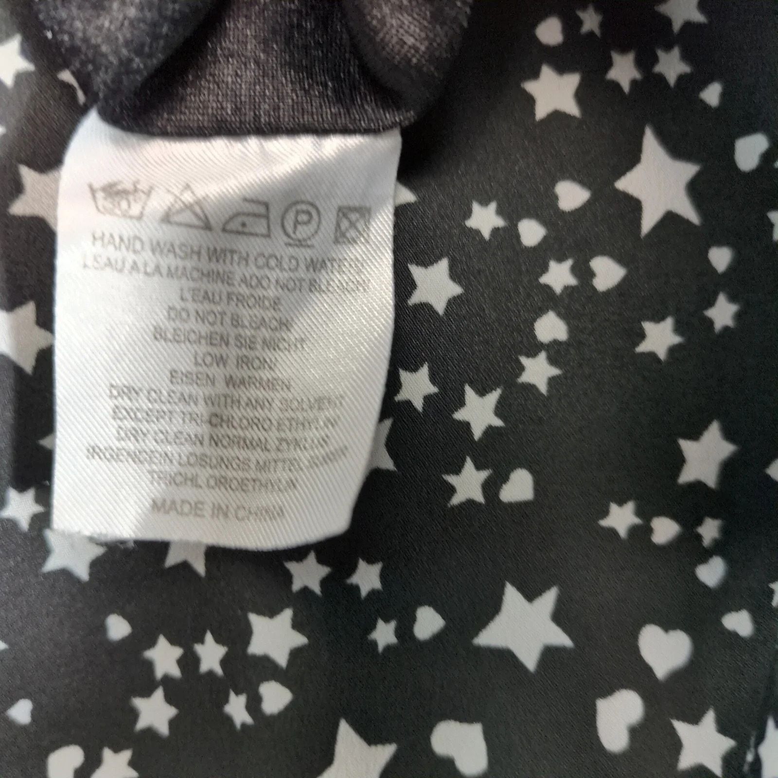 Pierre Cardin Pierre Cardin Paris Hearts & Stars Print Black White Dress M Size M / US 6-8 / IT 42-44 - 8 Thumbnail