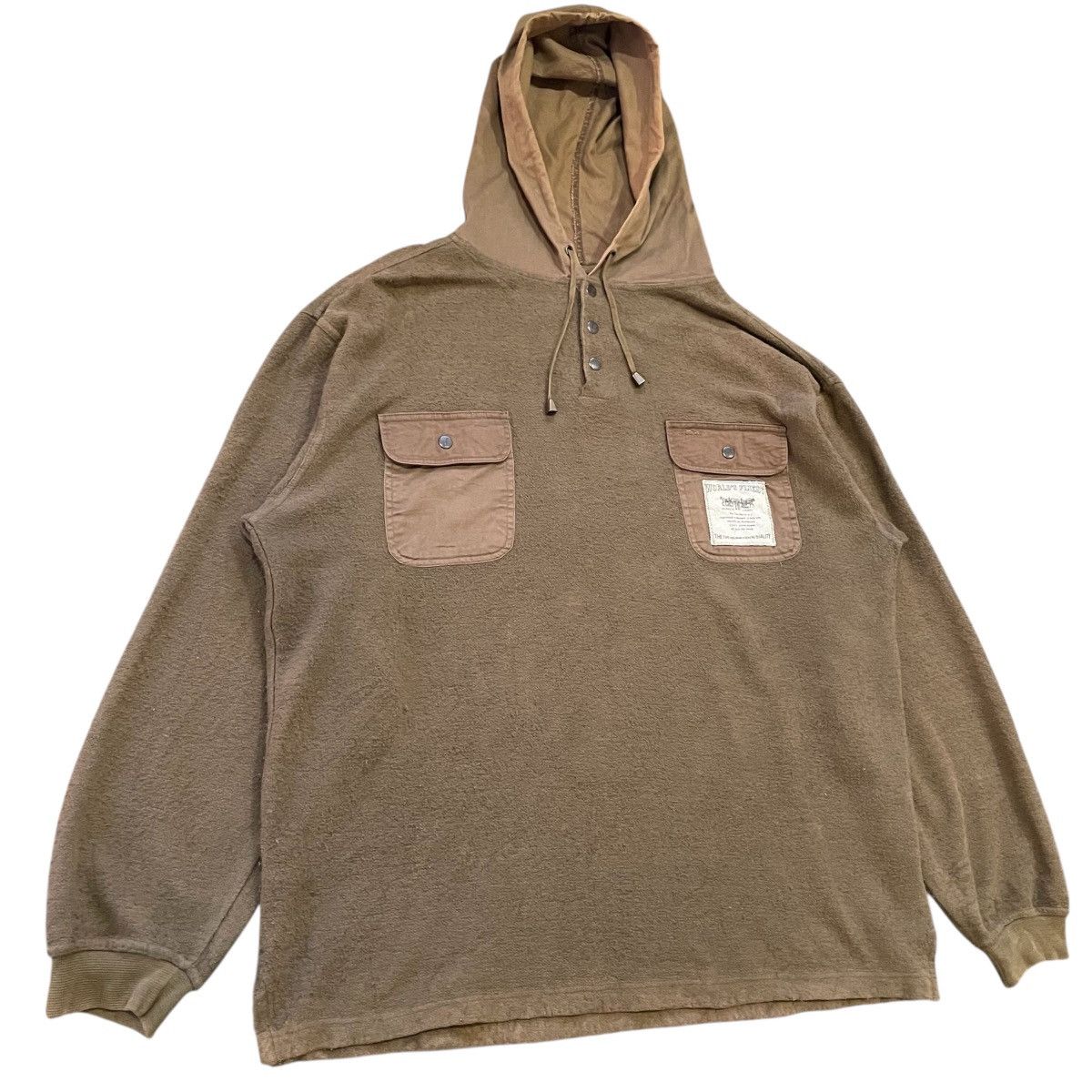 Levi's Vintage Clothing Vintage Levis Chenille/Terry Knit Pullover Hoodie USA Fabric Size US L / EU 52-54 / 3 - 2 Thumbnail