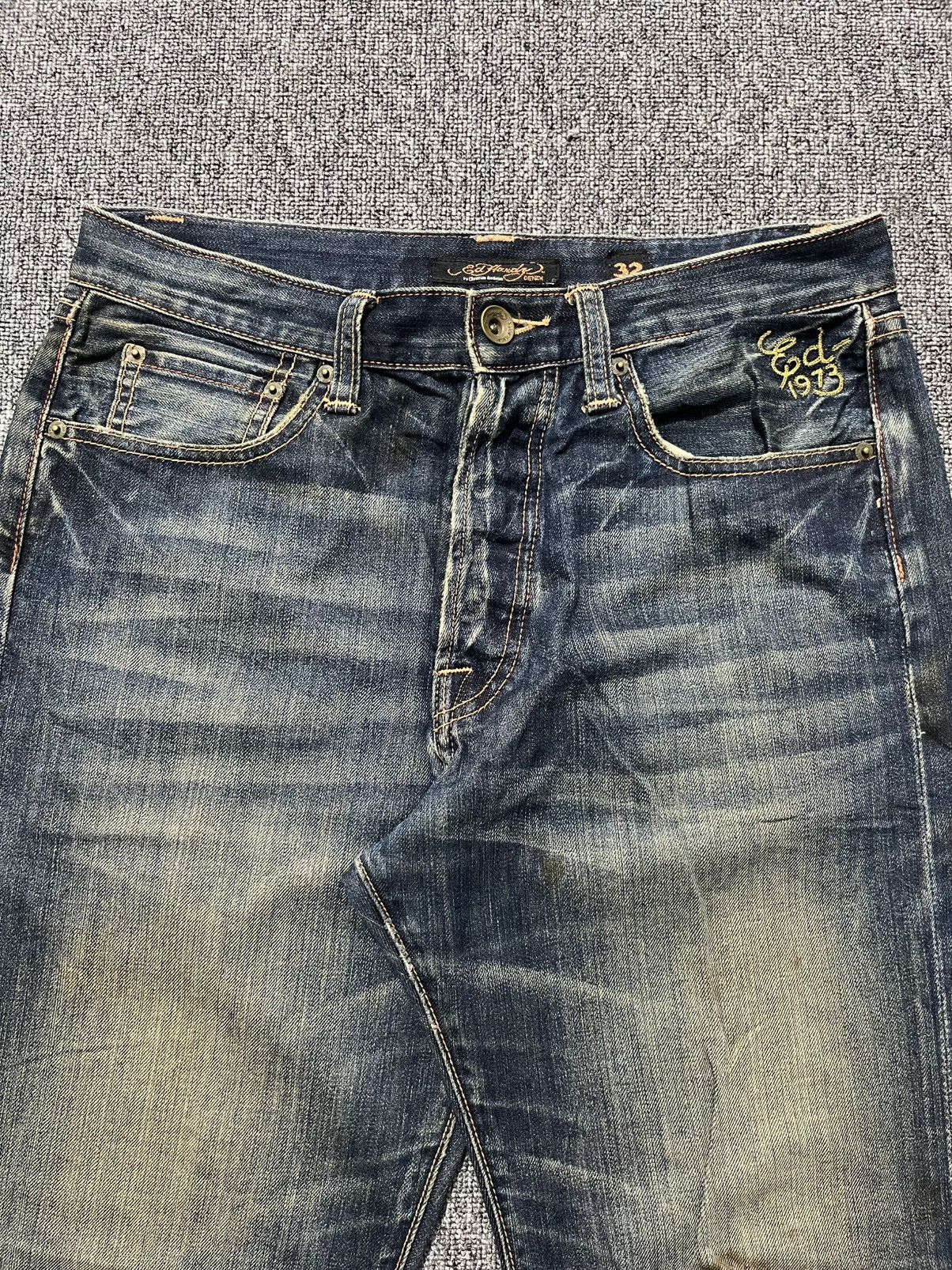 Ed Hardy vintage ed hardy by christian audigier washed jeans Size US 34 / EU 50 - 8 Thumbnail