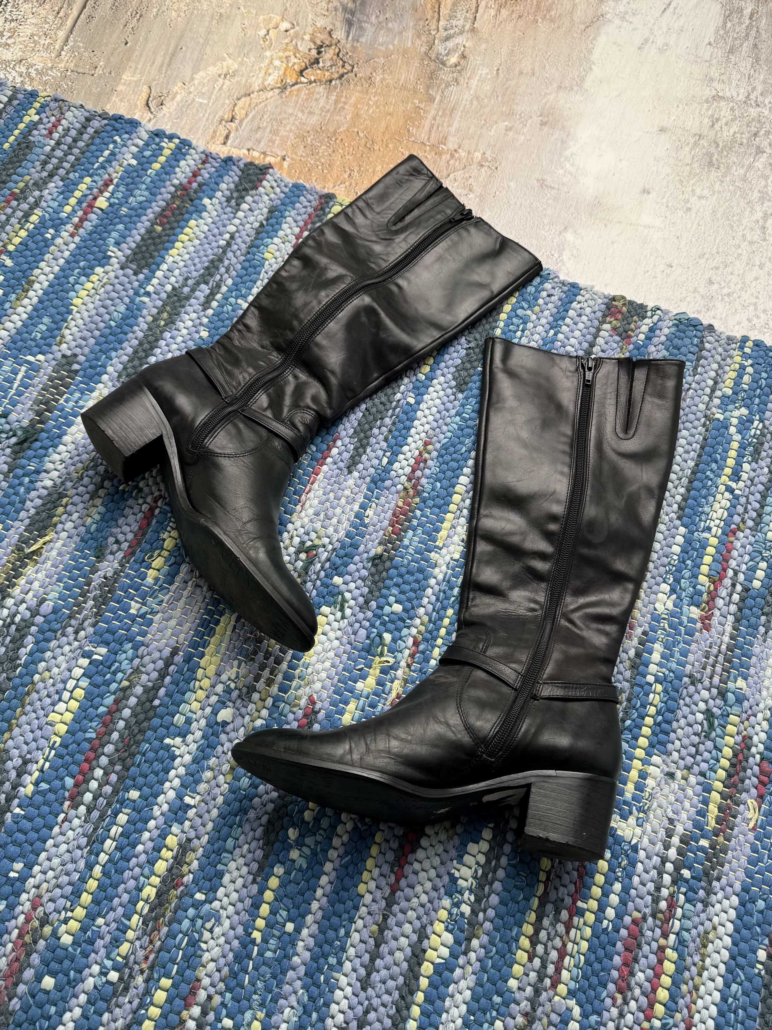 Vintage Vintage Leather Boots With Bondages A8D15(V8) Size US 7 / IT 37 - 4 Thumbnail