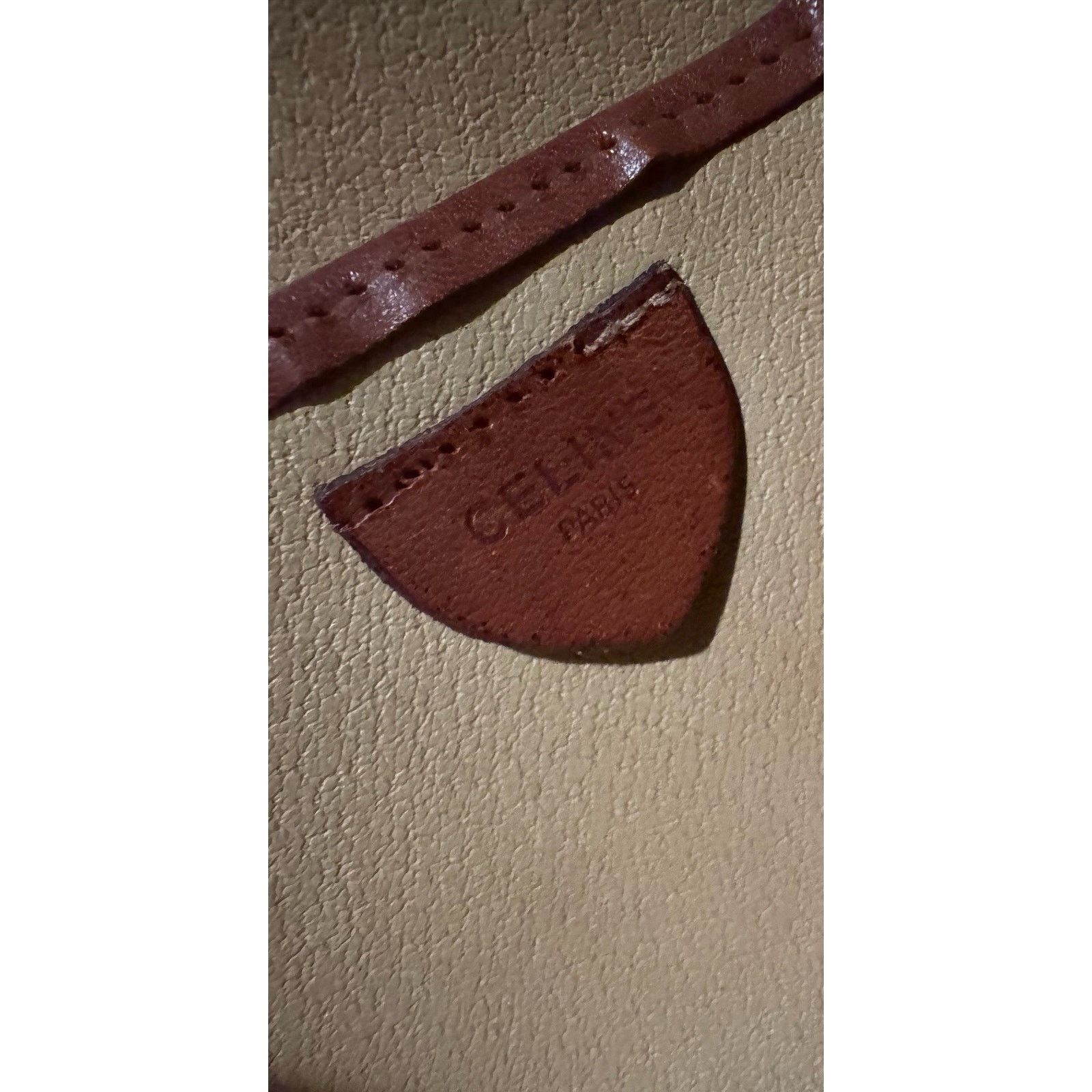 Celine Celine Brown Macadam Pochette Clutch Pouch Bag Auth Vintage Size ONE SIZE - 9 Thumbnail