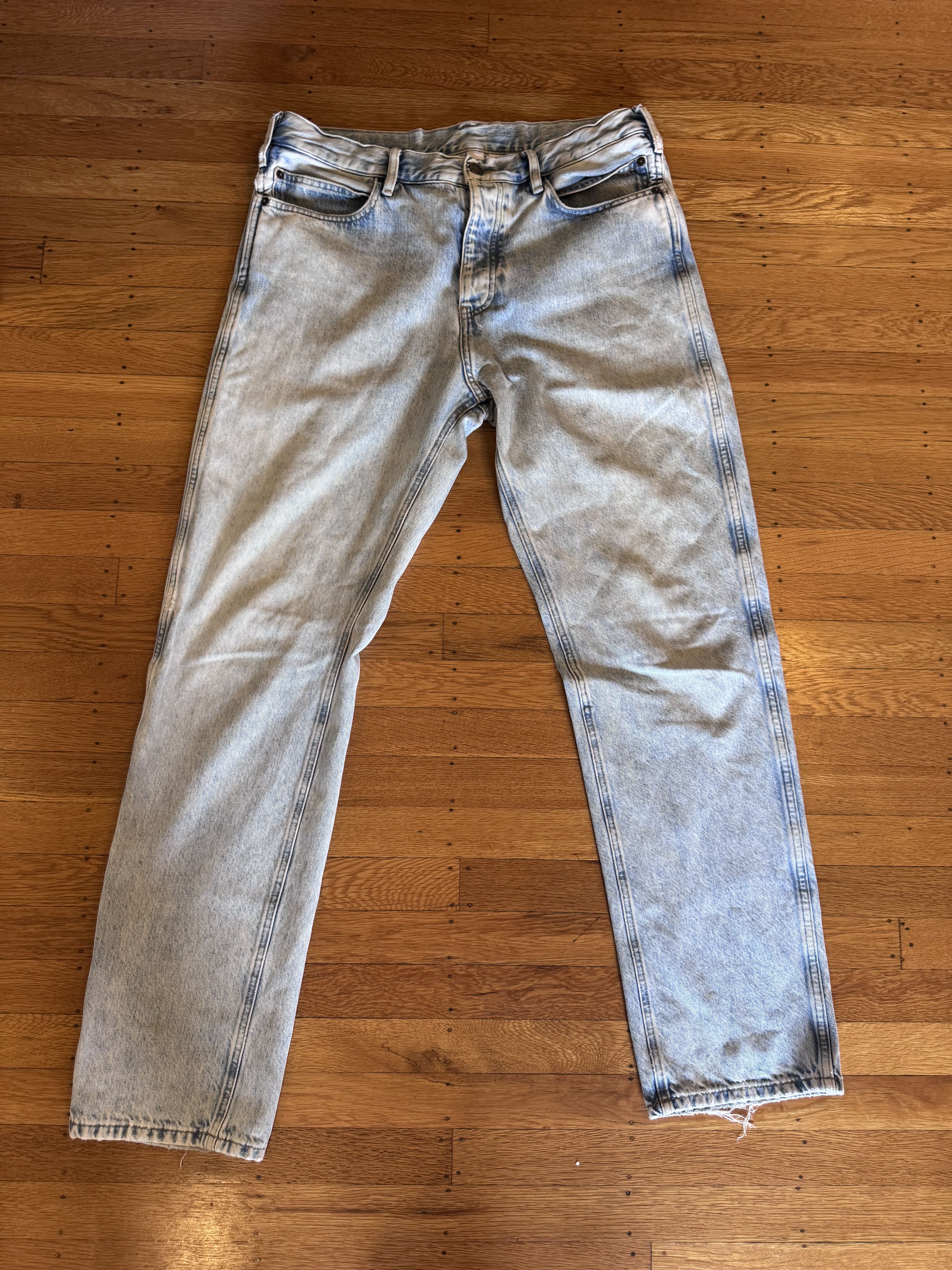 Calvin Klein 205W39NYC Calvin Kelin 205W39NYC Raf Simons Stonewash Jeans Size US 32 / EU 48 - 1 Thumbnail