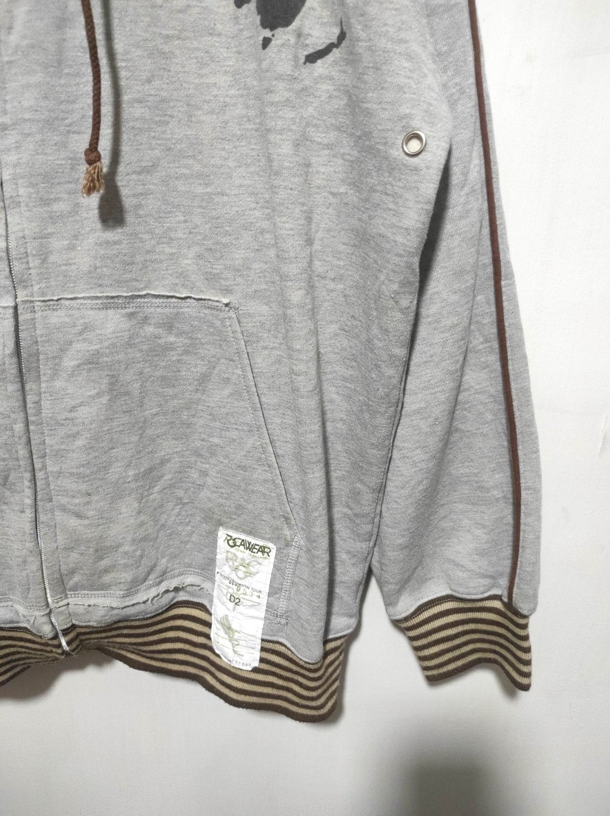 Rocawear Rocawear zipper fur hoodie LGB style Size US XL / EU 56 / 4 - 5 Thumbnail