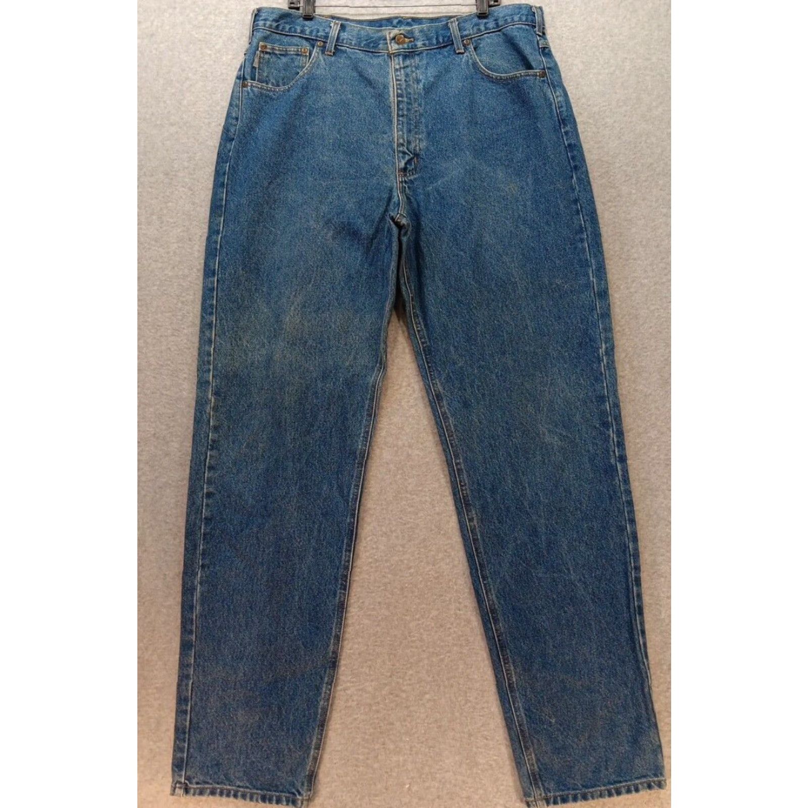 Carhartt Carhartt Jeans Men's 40x36 Relaxed Fit Blue 5-Pocket Denim Regular 90s American Vintage Style Non-N/A Size US 40 / EU 56 - 2 Thumbnail