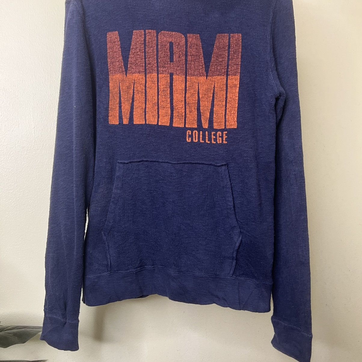Japanese Brand Kriff Mayer Miami College Spellout Pullover Hoodie Size US L / EU 52-54 / 3 - 4 Thumbnail