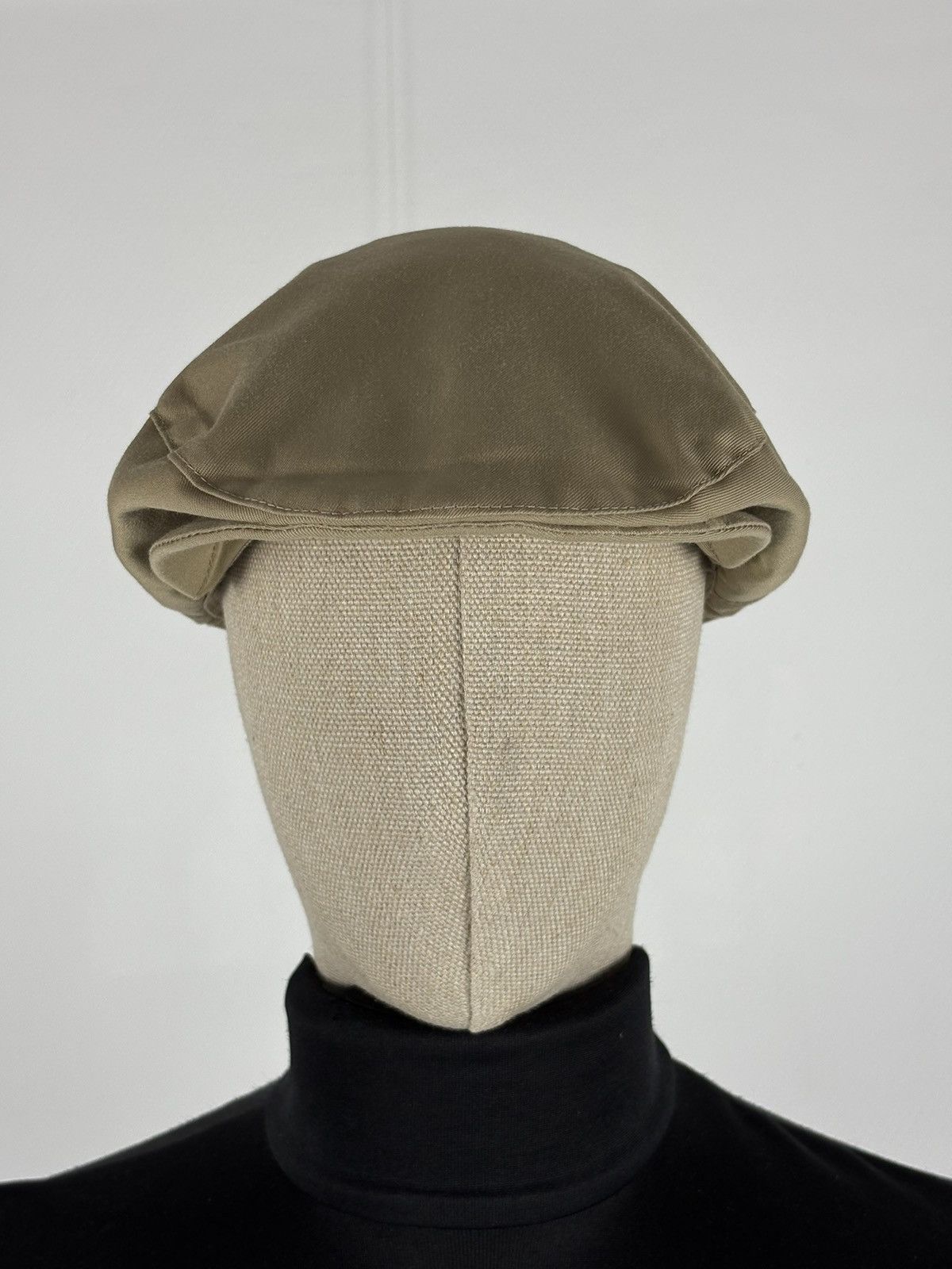 Burberry Rare 90's Burbeerry's Nova Check Lining Tan Plaid Flat Newsboy Cap Visor Driver Hat Size ONE SIZE - 15 Thumbnail