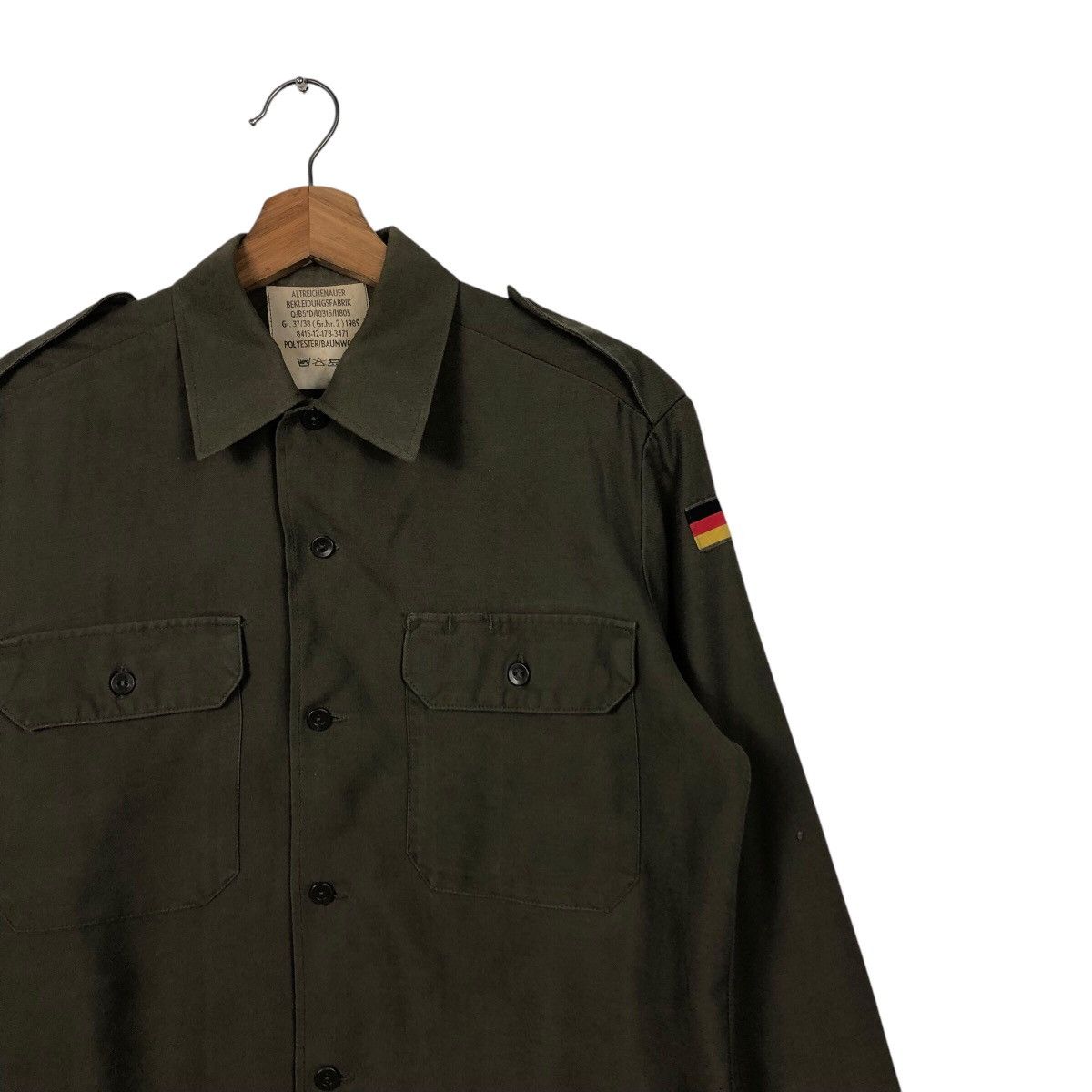 Vintage 📌Vintage Military Chore Worker Jacket 89's Altreichenauer Size US M / EU 48-50 / 2 - 7 Thumbnail