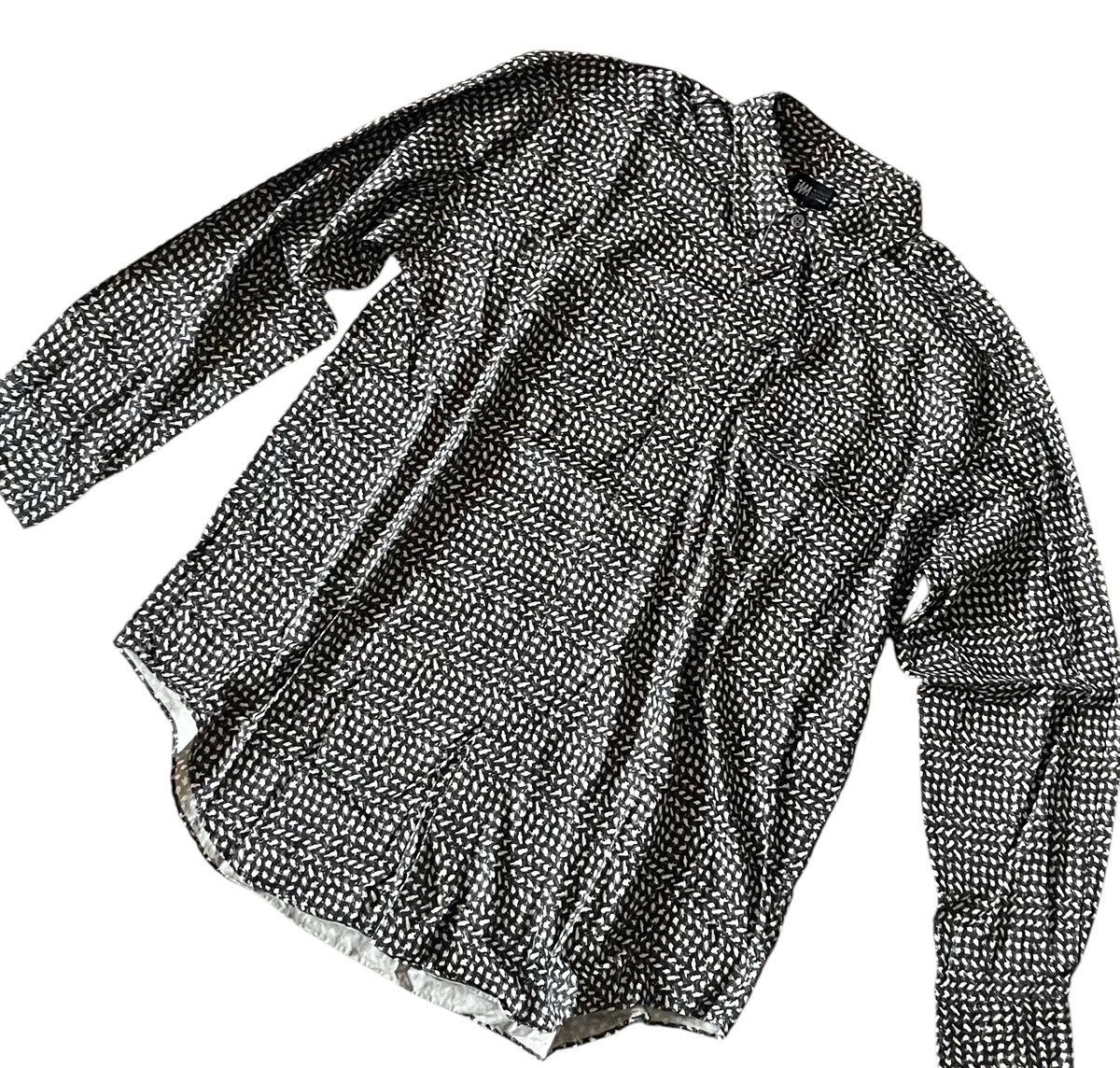Issey Miyake Issey miyake design studio printed flowy button up shirt Size US L / EU 52-54 / 3 - 2 Thumbnail