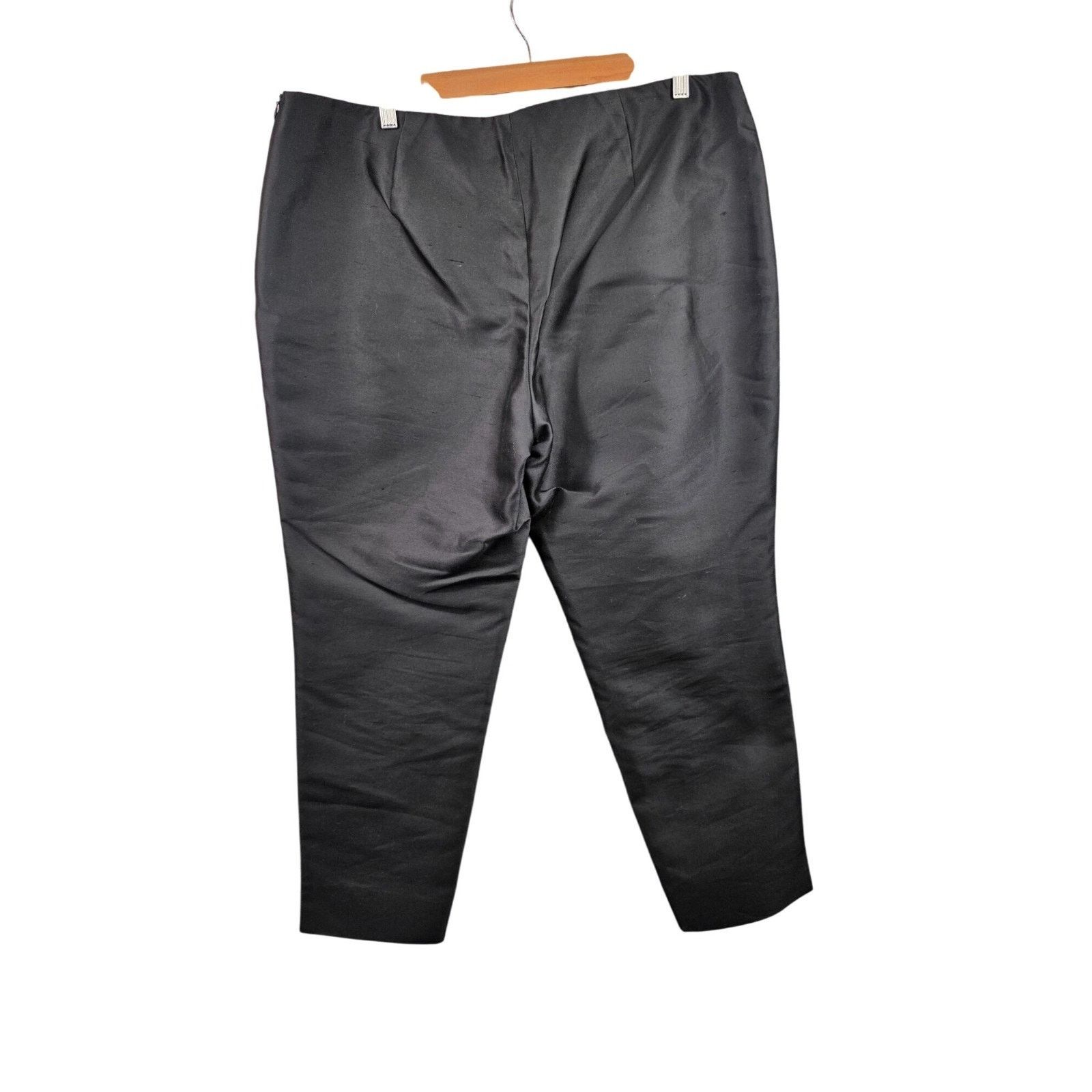 Lafayette 148 Lafayette 148 New York Womens Dress Pants Size 16 Black Size 38" / US 16 / IT 52 - 8 Thumbnail