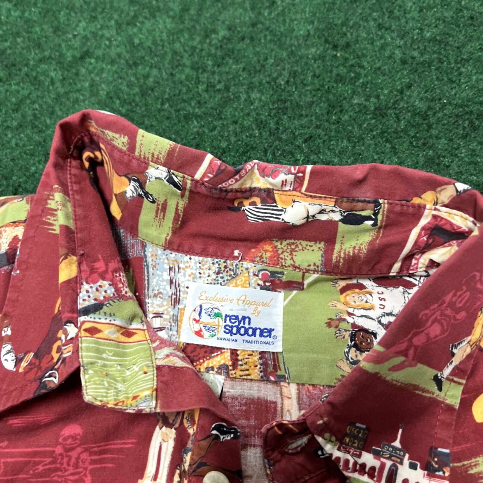 Reyn Spooner Reyn Spooner Men's XL Hawaiian Shirt USC Football National Champions Collage Size US XL / EU 56 / 4 - 7 Thumbnail