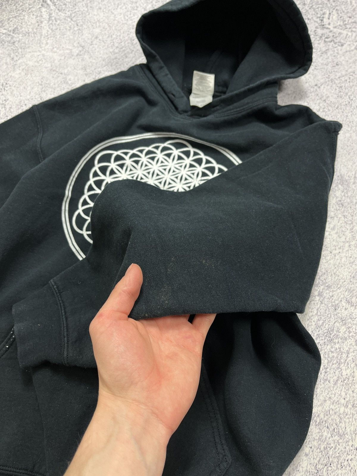 Band Tees × Vintage Vintage 00s Bring Me The Horizon Rock Band Hoodie Tour Rare Size US M / EU 48-50 / 2 - 18 Thumbnail