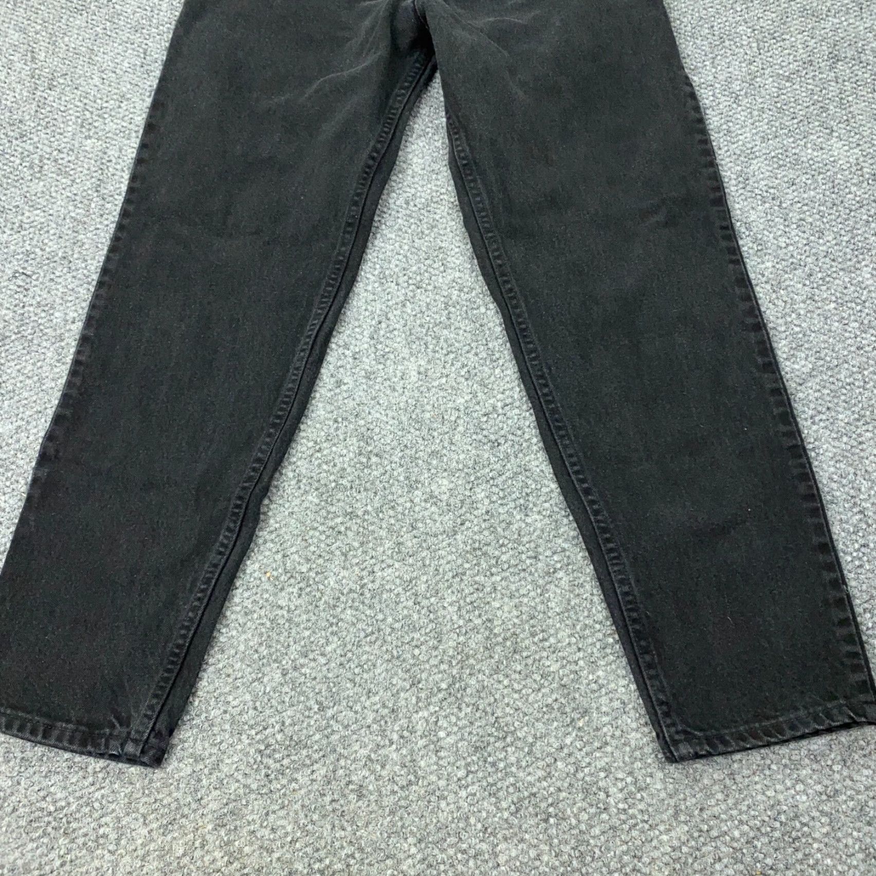Wrangler VINTAGE Wrangler Womens Jeans 30" Inseam High-Rise Tapered Leg 12 Black Denim 90s Y2K Size 28" / US 6 / IT 42 - 4 Thumbnail
