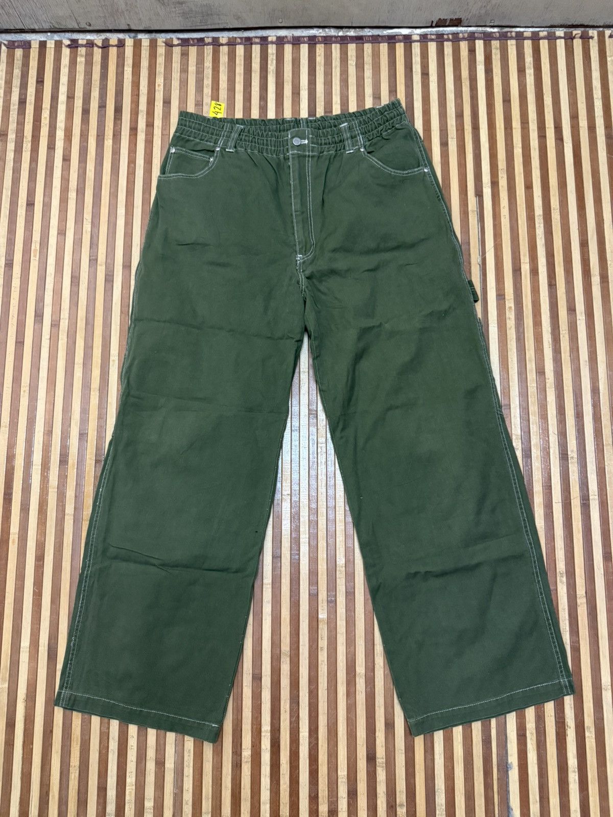 Japanese Brand Baggy Japanese Brand Carpenter Pants Multipocket Streetwear Size US 35 - 6 Thumbnail