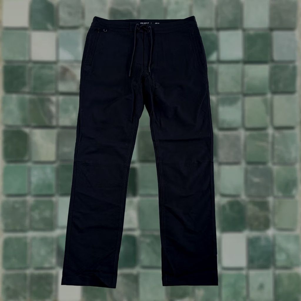 Roark Roark Pants Mens 34 Black Revival Layover Traveler Men 34x31 Slim Fit Dura Stretch Size US 34 / EU 50 - 1 Thumbnail