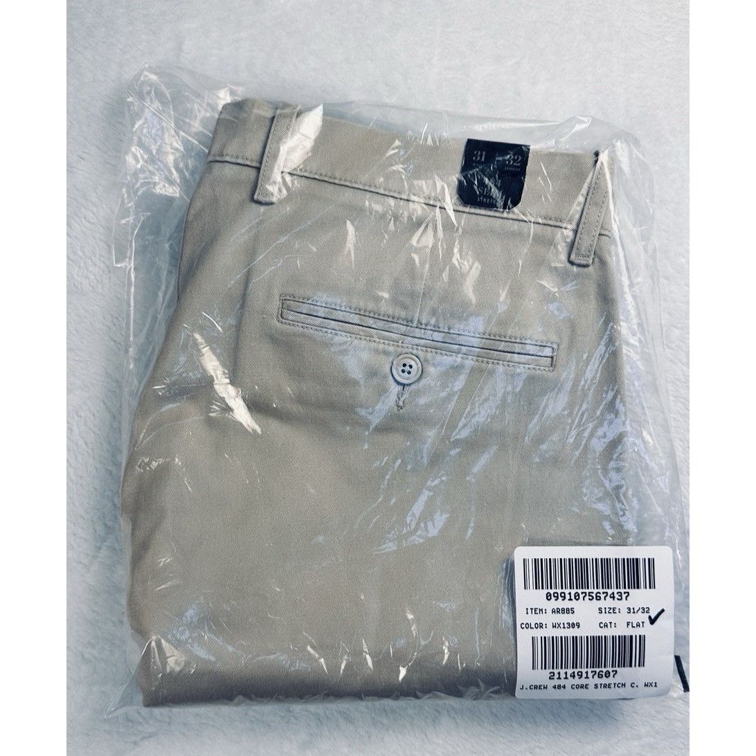 J.Crew J.Crew Mens 484 Slim-fit Stretch Chino Weathered Pant 31/32 Size US 31 - 8 Thumbnail