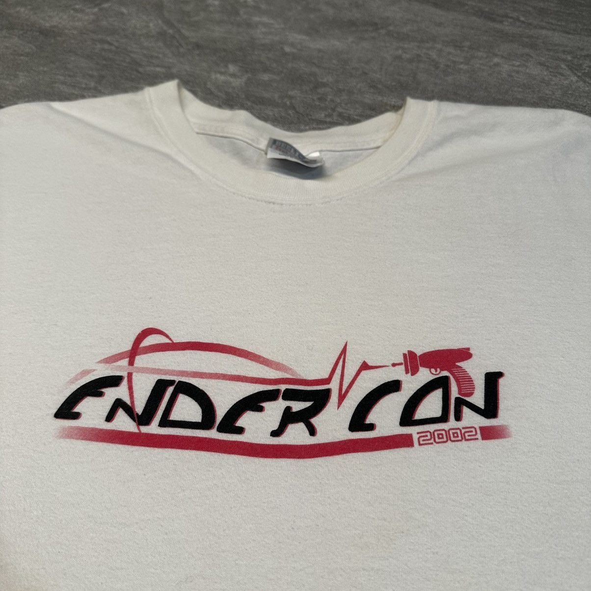 Vintage Vintage Endercon 2002 Y2K Minecraft Gamer Gaming Shirt White Size US XL / EU 56 / 4 - 2 Thumbnail