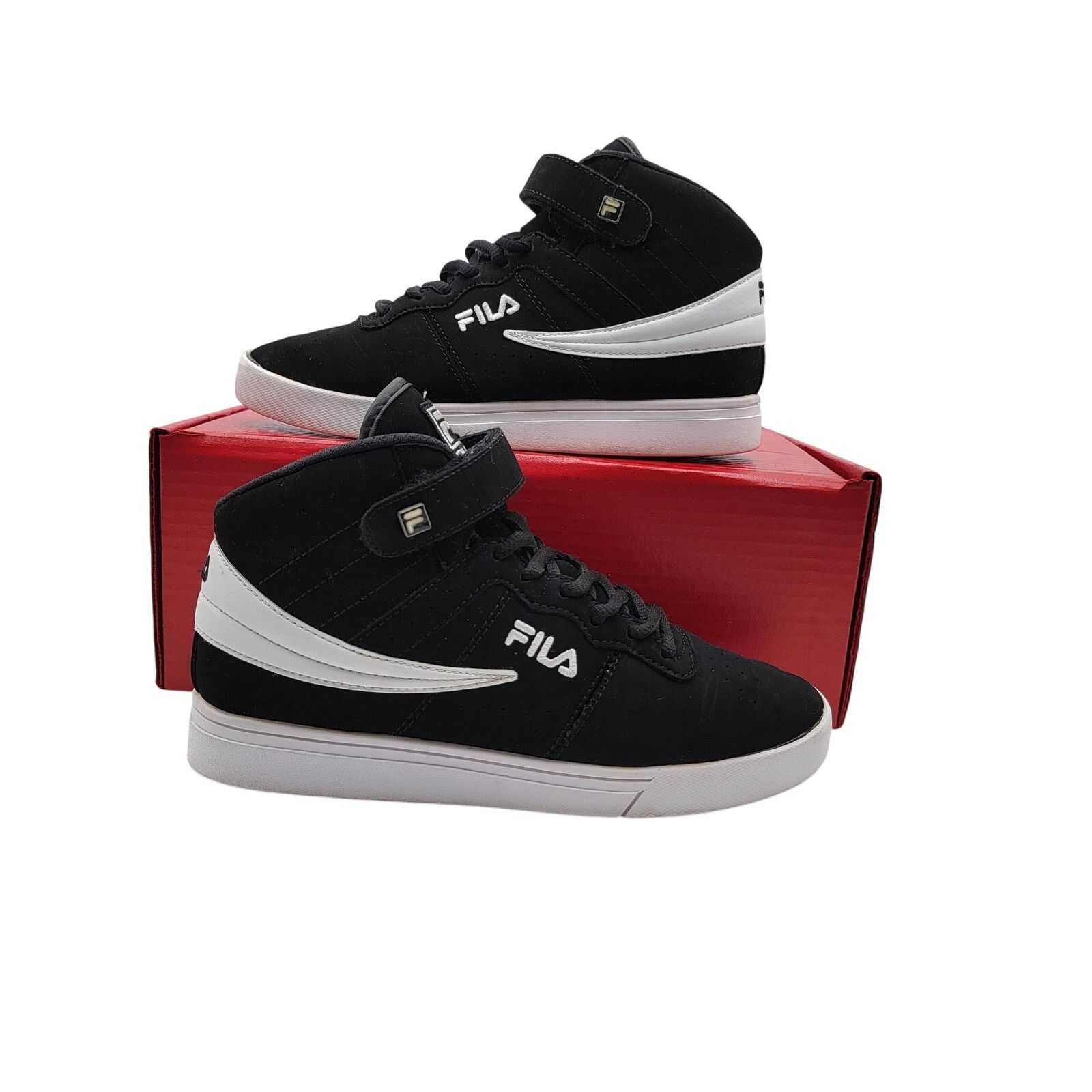 Fila Fila Vulc 13 Mid Top Black/white Women US 8 Sneakers Lace Up Size US 8 / IT 38 - 1 Thumbnail