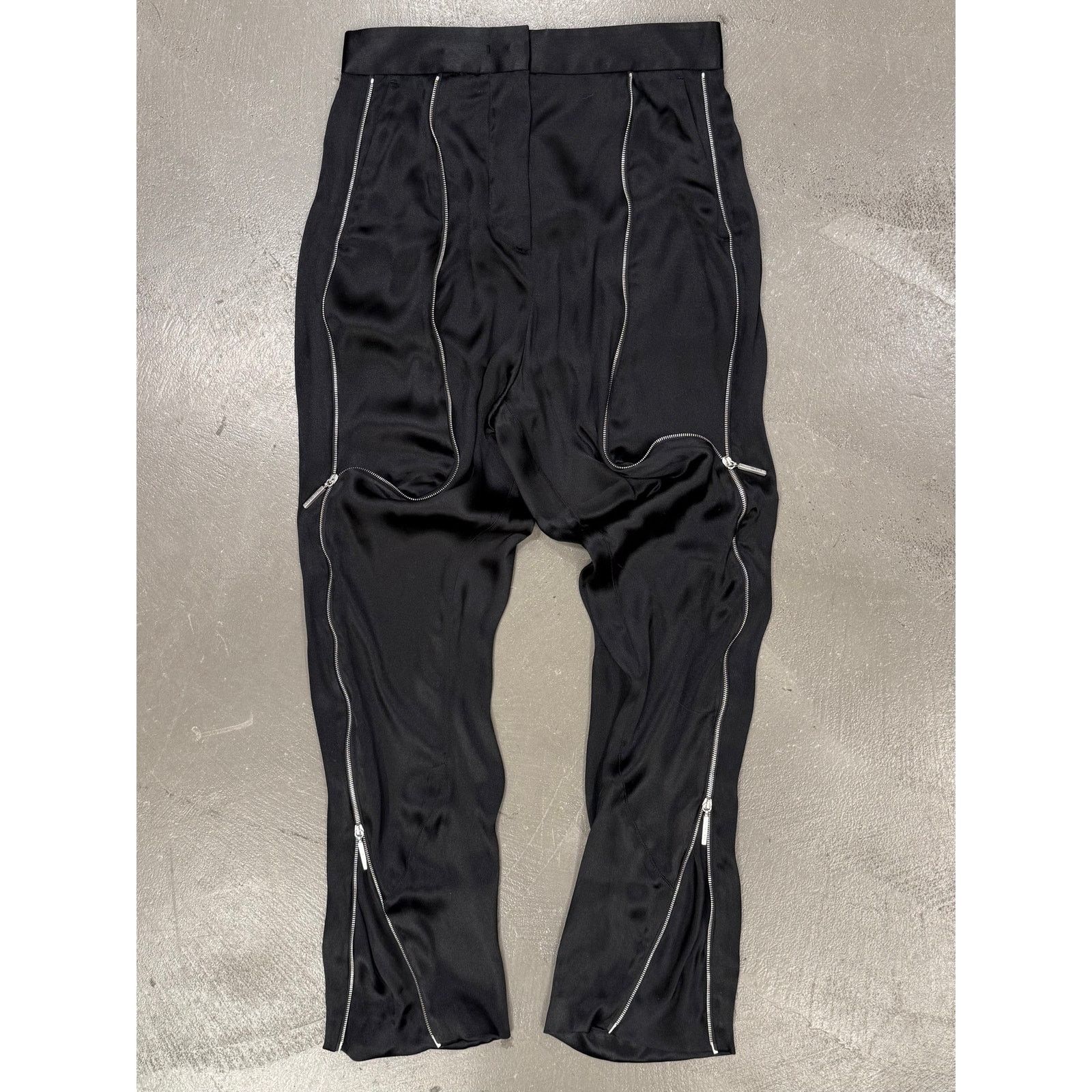 Giorgio Armani 2000s Giorgio Armani full zip silk pants Size US 40 / EU 56 - 1 Thumbnail