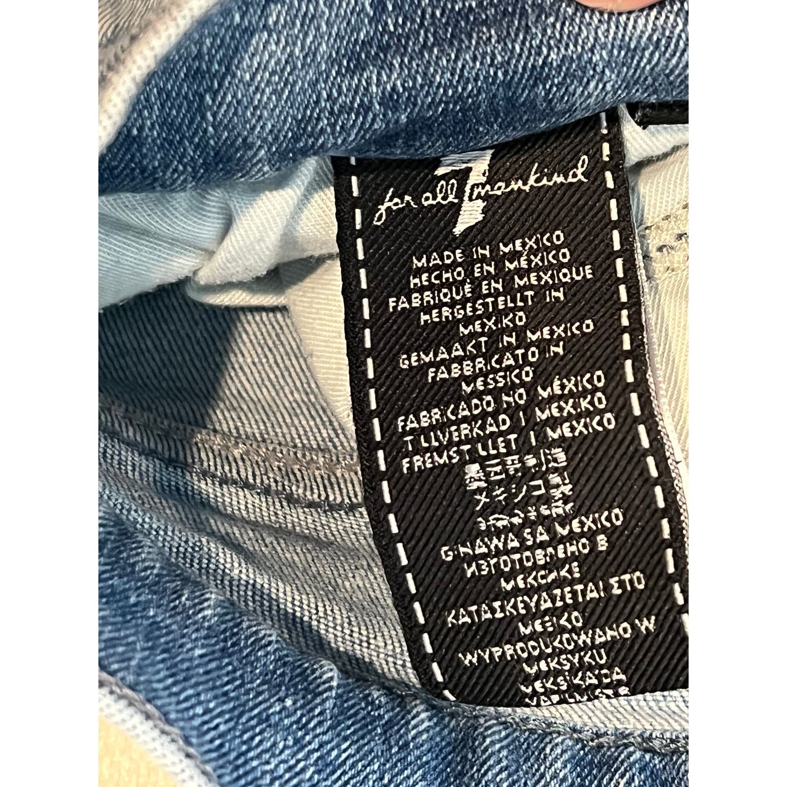 7 For All Mankind 7 For all Mankind Slim Straight Luxe Sport Jeans Mens 32x32 Size US 32 / EU 48 - 5 Thumbnail