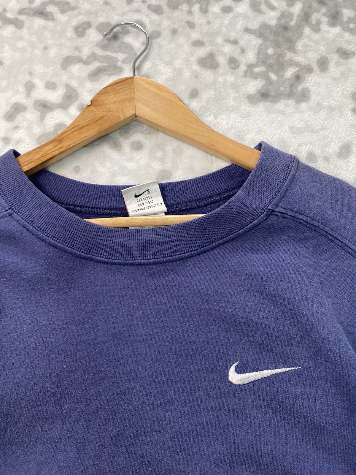 Nike VINTAGE FADED NIKE SMALL SWOOSH 80s BLUE Size US M / EU 48-50 / 2 - 7 Thumbnail